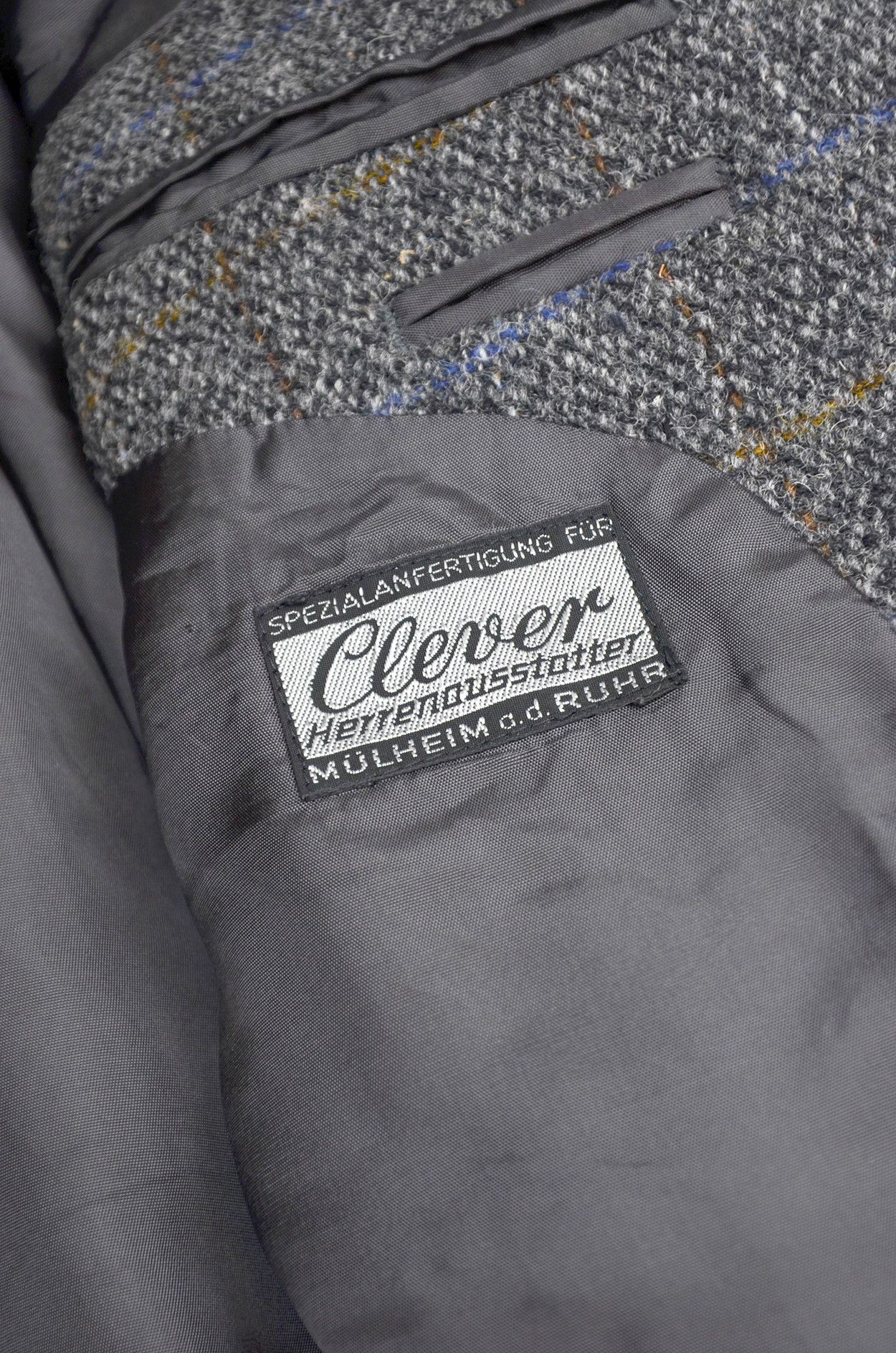 Harris Tweed Harris Tweed Wool Checked Blazer – Grey/Blue – Size 50 Size 50R - 8 Thumbnail