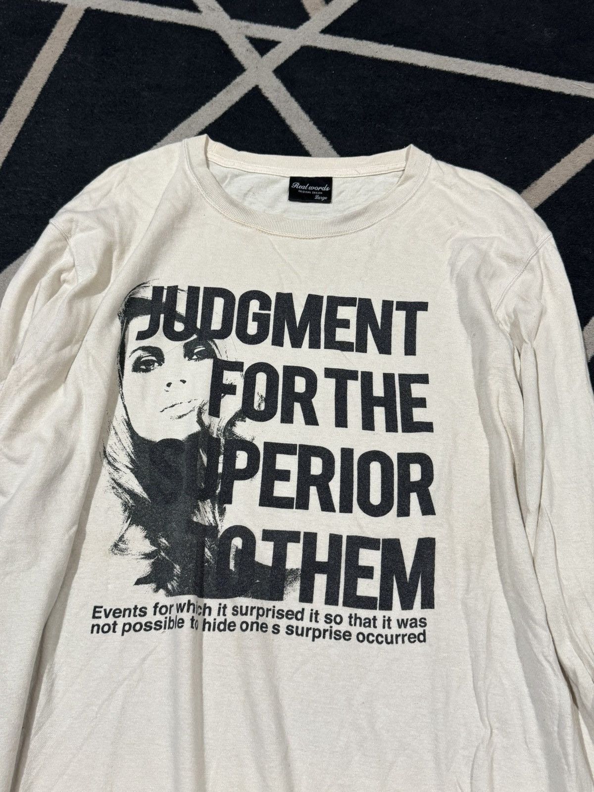 Hysteric Glamour Real Words Judgment Poem Japanese Long Sleeve Size US L / EU 52-54 / 3 - 3 Thumbnail