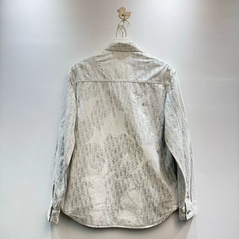 Dior Dior Oblique Logo Long Sleeve Shirt Jacket-2505 Size US M / EU 48-50 / 2 - 5 Thumbnail