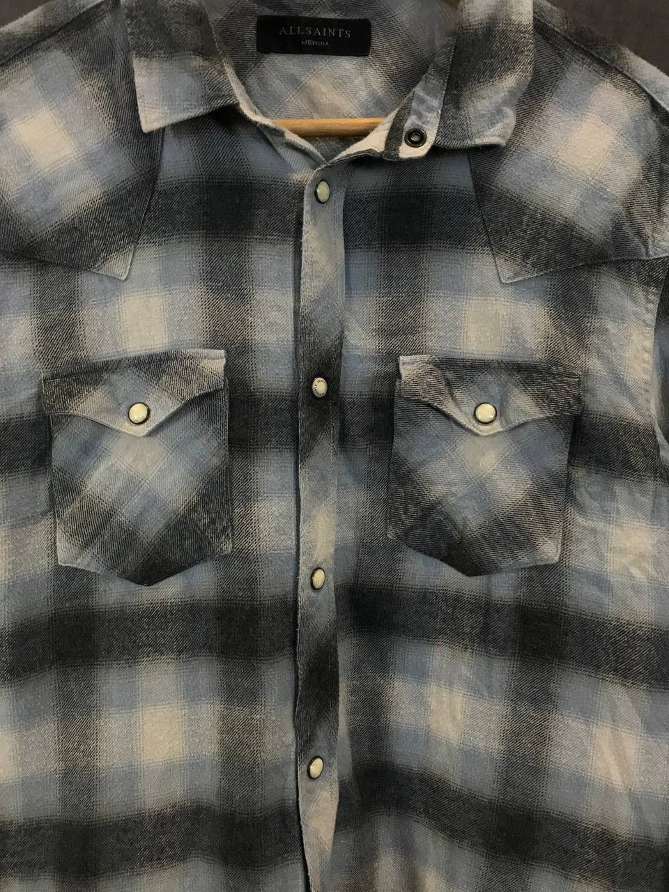 Allsaints Allsaints designer flannel shirt Size US M / EU 48-50 / 2 - 3 Thumbnail