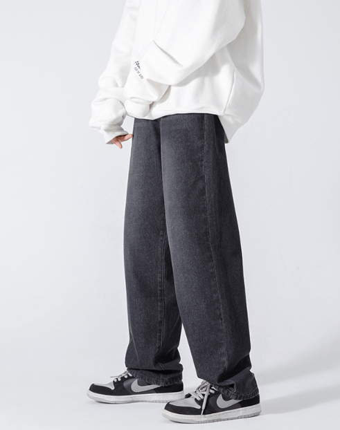 Japanese Brand × Jean High street washed retro loose versatile jeans y2k Size US 32 / EU 48 - 3 Thumbnail