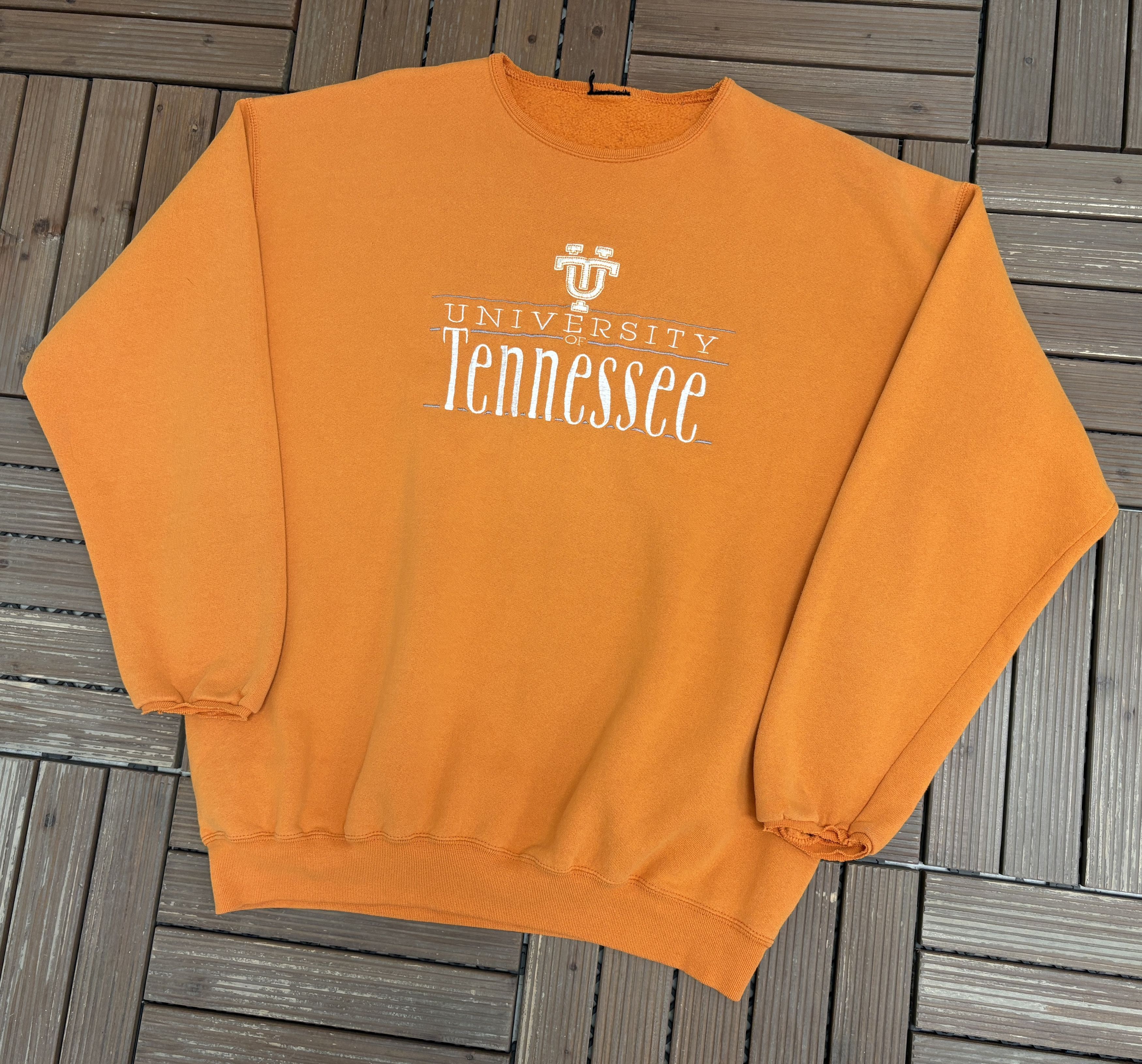 Vintage Tennessee Volunteers Vintage Orange Crewneck Sweater Size US XL / EU 56 / 4 - 3 Thumbnail