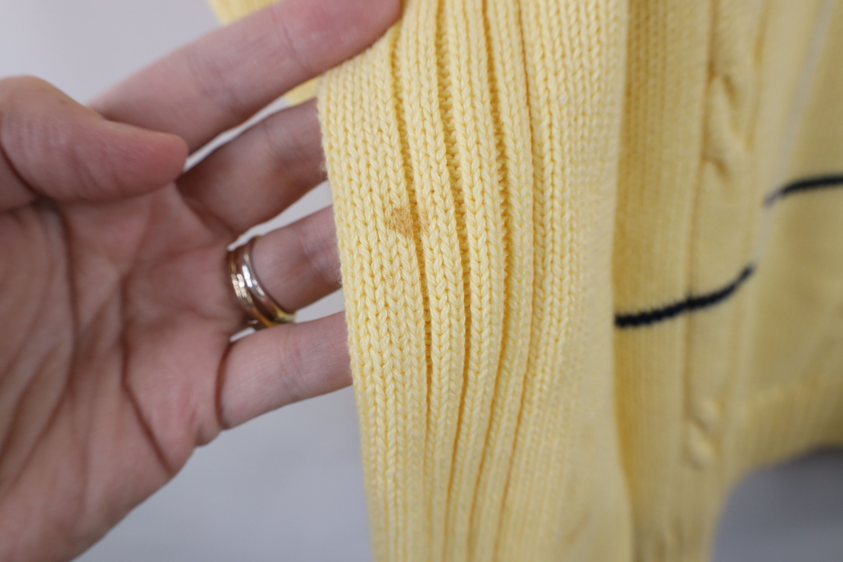 Vintage Vintage 90s Streetwear Cotton Cable Knit Crewneck Sweater Size US L / EU 52-54 / 3 - 8 Thumbnail