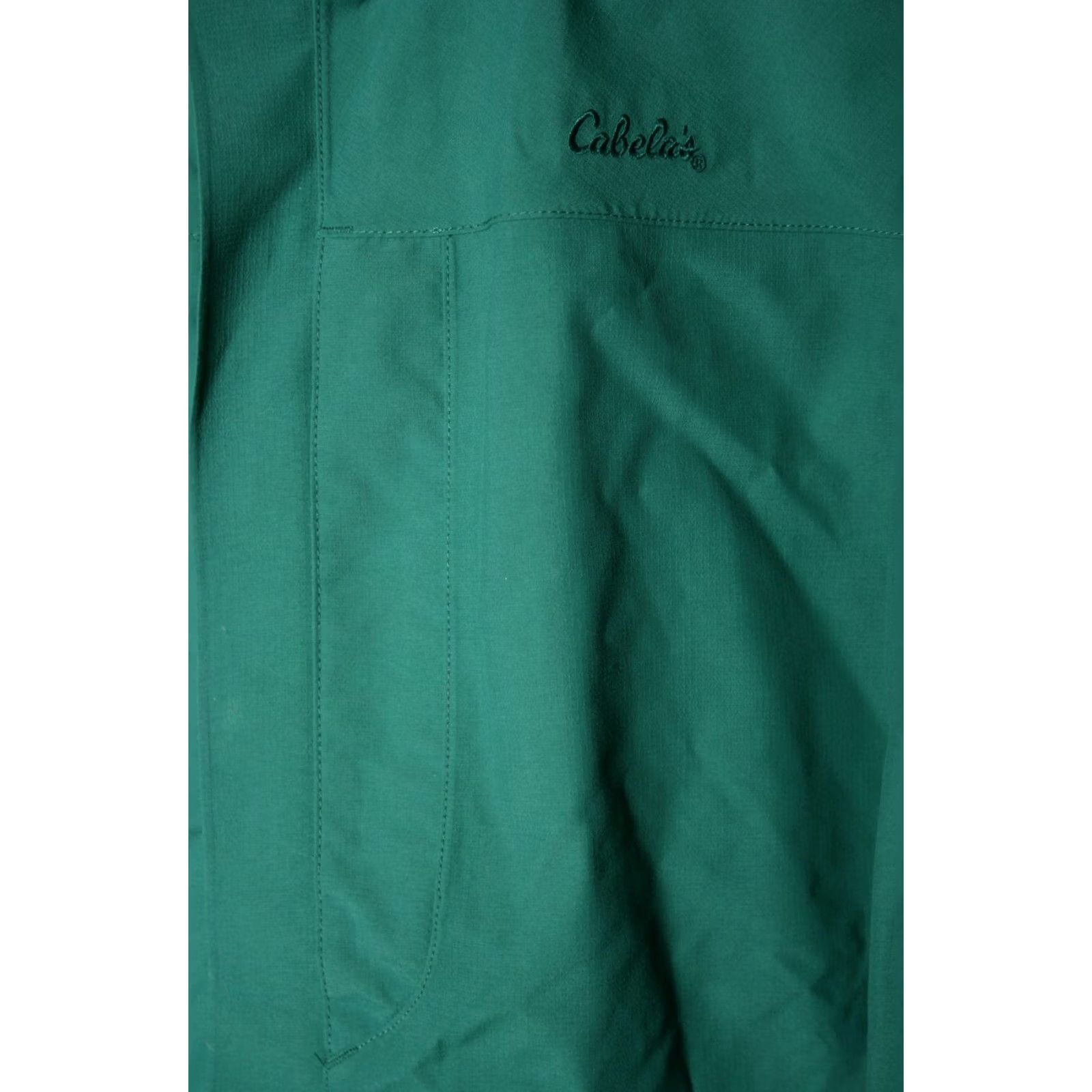 Vintage Cabela's Green Nylon Gore-Tex Hooded Rain Jacket Men's MT Jacket Zip Rain Coat Mens Green Nylon Gore-Tex Hooded Rain Jacket MT Size US M / EU 48-50 / 2 - 3 Thumbnail