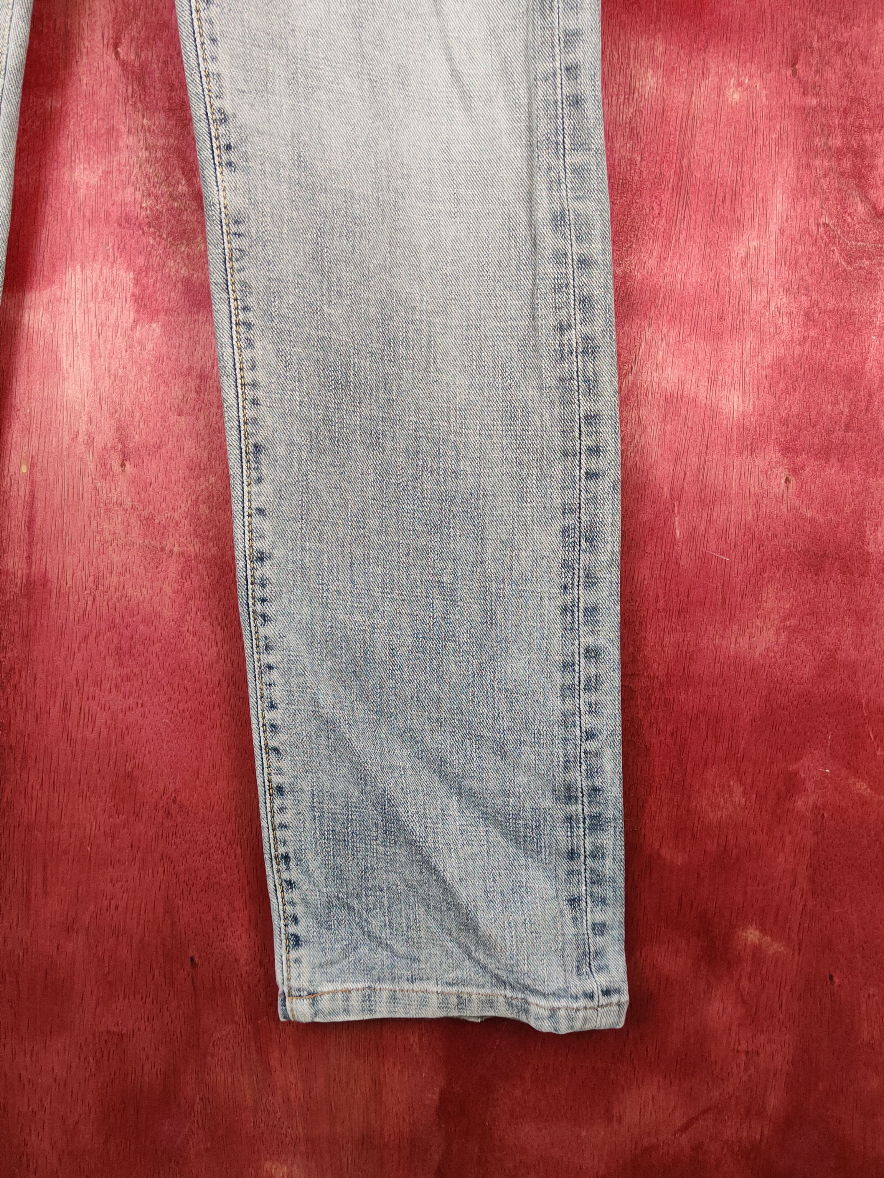 Japanese Brand GLHeart Blue Faded Distressed Ripped Jeans #S1804 Size 29" - 6 Thumbnail