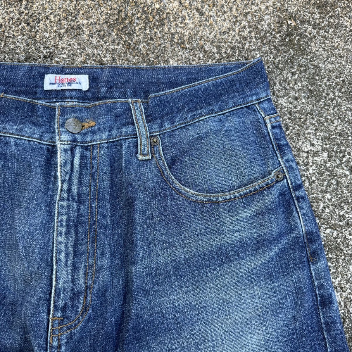 Vintage VINTAGE HANES DENIM FADED JEAN PANTS Size US 34 / EU 50 - 9 Thumbnail