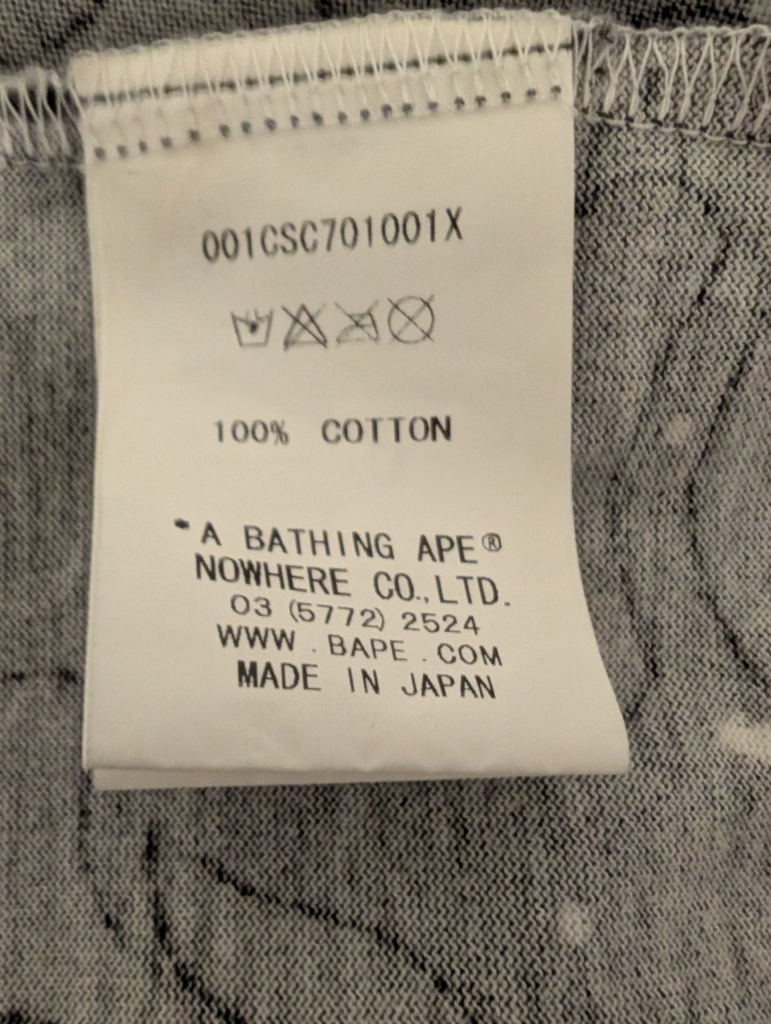 Bape BAPE SPACE CAMO SHARK T-SHIRT Size US L / EU 52-54 / 3 - 6 Thumbnail