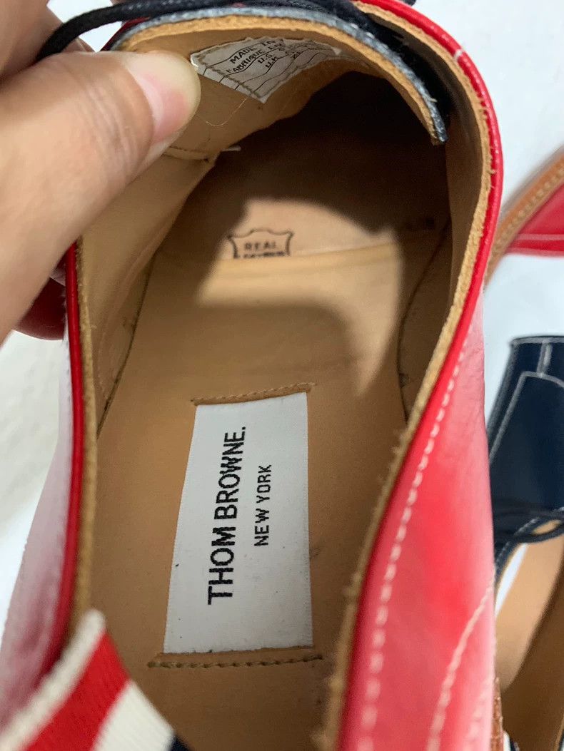 Thom Browne Color-matched leather shoes