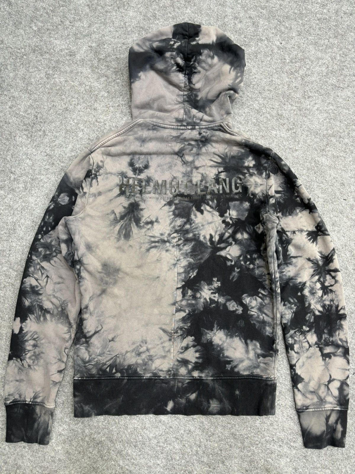 Helmut Lang Archival 2018 AW Helmut Lang Tye Dye Hoodie F573 Size US M / EU 48-50 / 2 - 20 Thumbnail