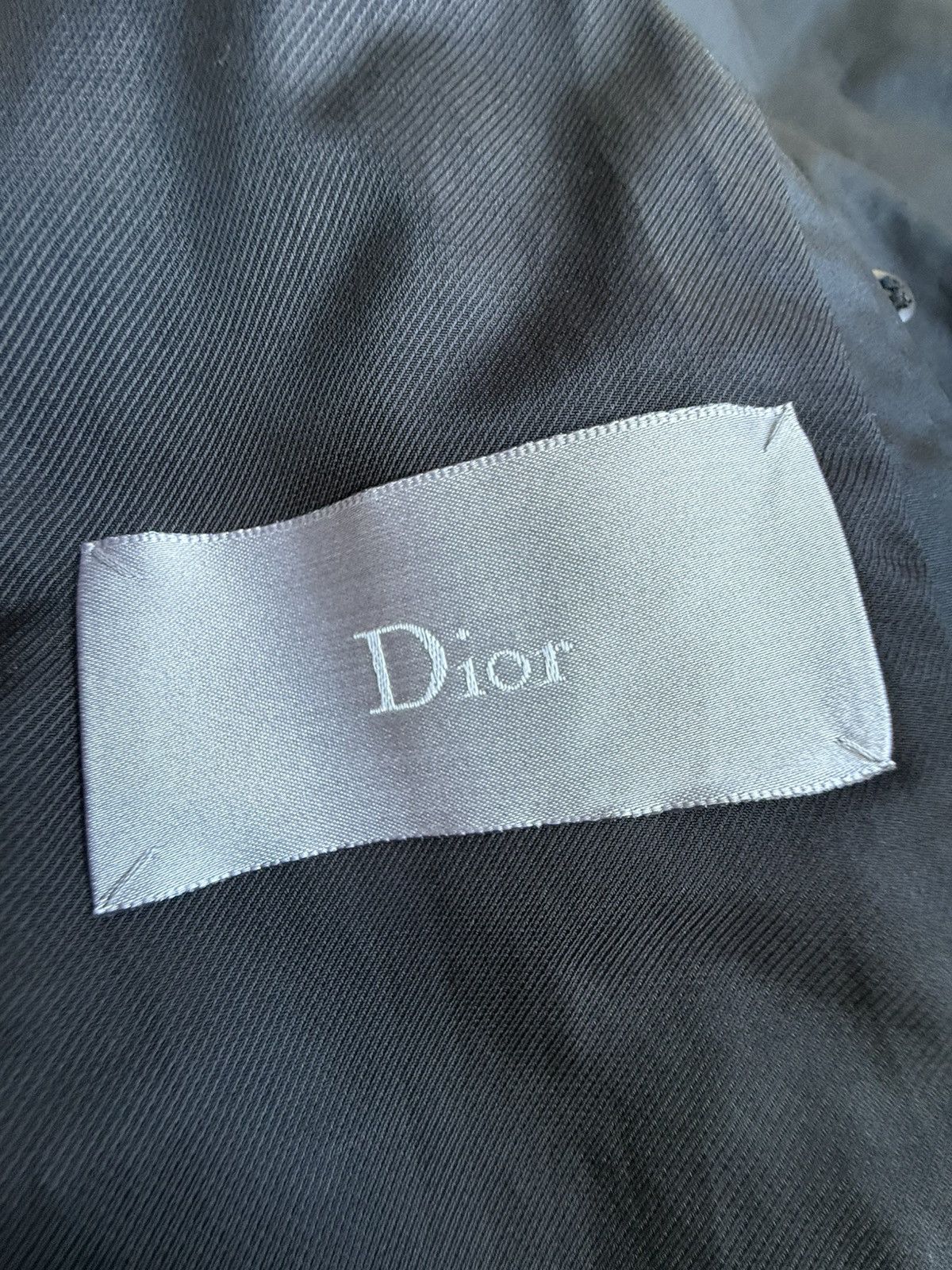Dior SS10 RARE Dior Homme black mac coat jacket KVA 56 GRAIL Size US XL / EU 56 / 4 - 23 Thumbnail