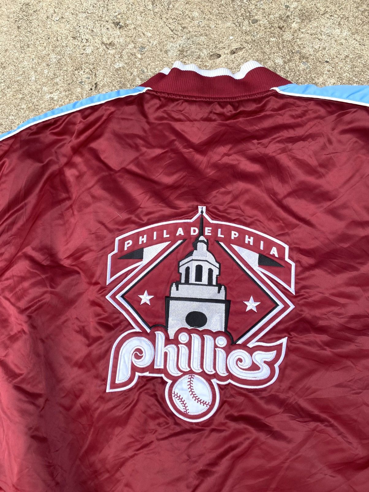 MLB Vintage Philadelphia Phillies Bomber Jacket MLB Baseball Size US XXL / EU 58 / 5 - 8 Thumbnail