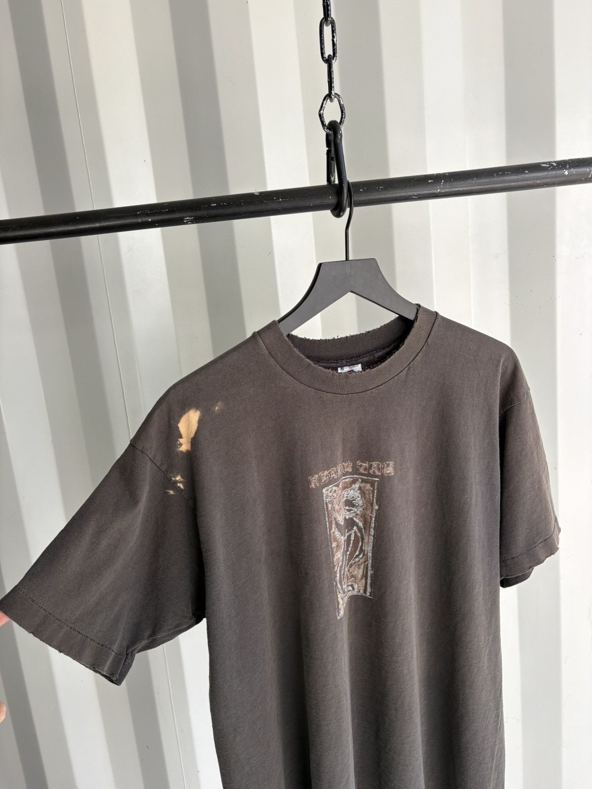 Band Tees Pearl Jam Thrashed Sun Faded Distressed Shirt GRUNGE Band Size US XL / EU 56 / 4 - 4 Thumbnail