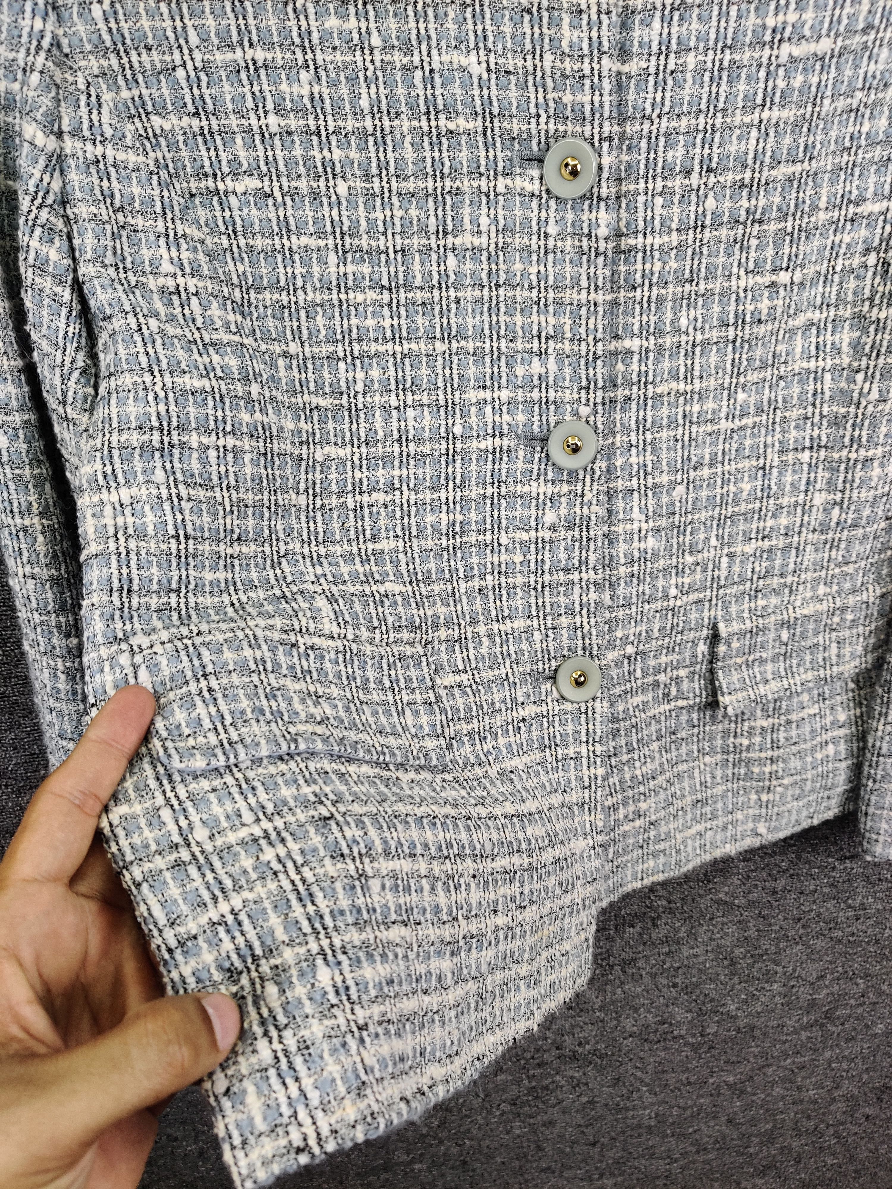 Burberry Vintage Burberrys Wool Tweed Button Jacket Size US M / EU 48-50 / 2 - 5 Thumbnail