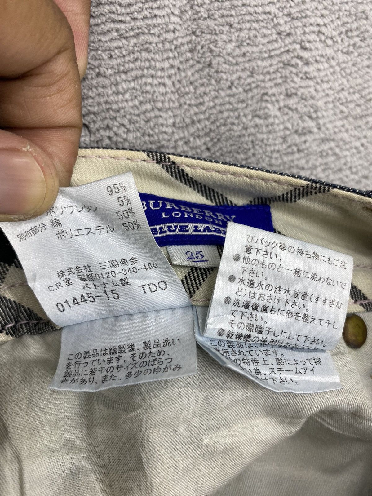 Burberry 🔥BURBERRY BLUE LABEL JEANS NOVACHECK Size 30" / US 8 / IT 44 - 16 Thumbnail