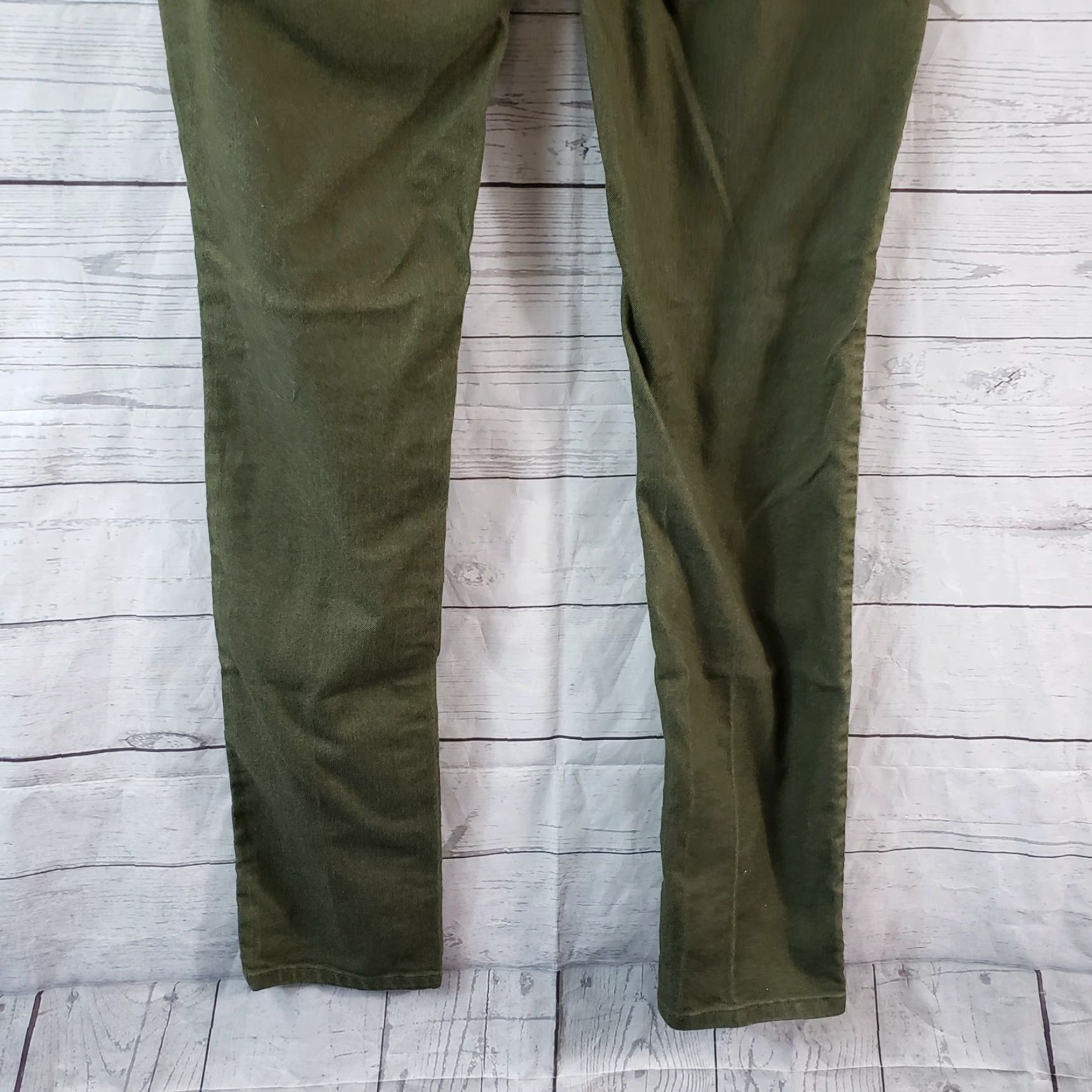 Prana prAna Womens Skinny Jeans Sz 4 Solid Green Low Rise Jeans Womens 4 Green Skinny Vintage: No? (remove) Size 27" / US 4 / IT 40 - 5 Thumbnail