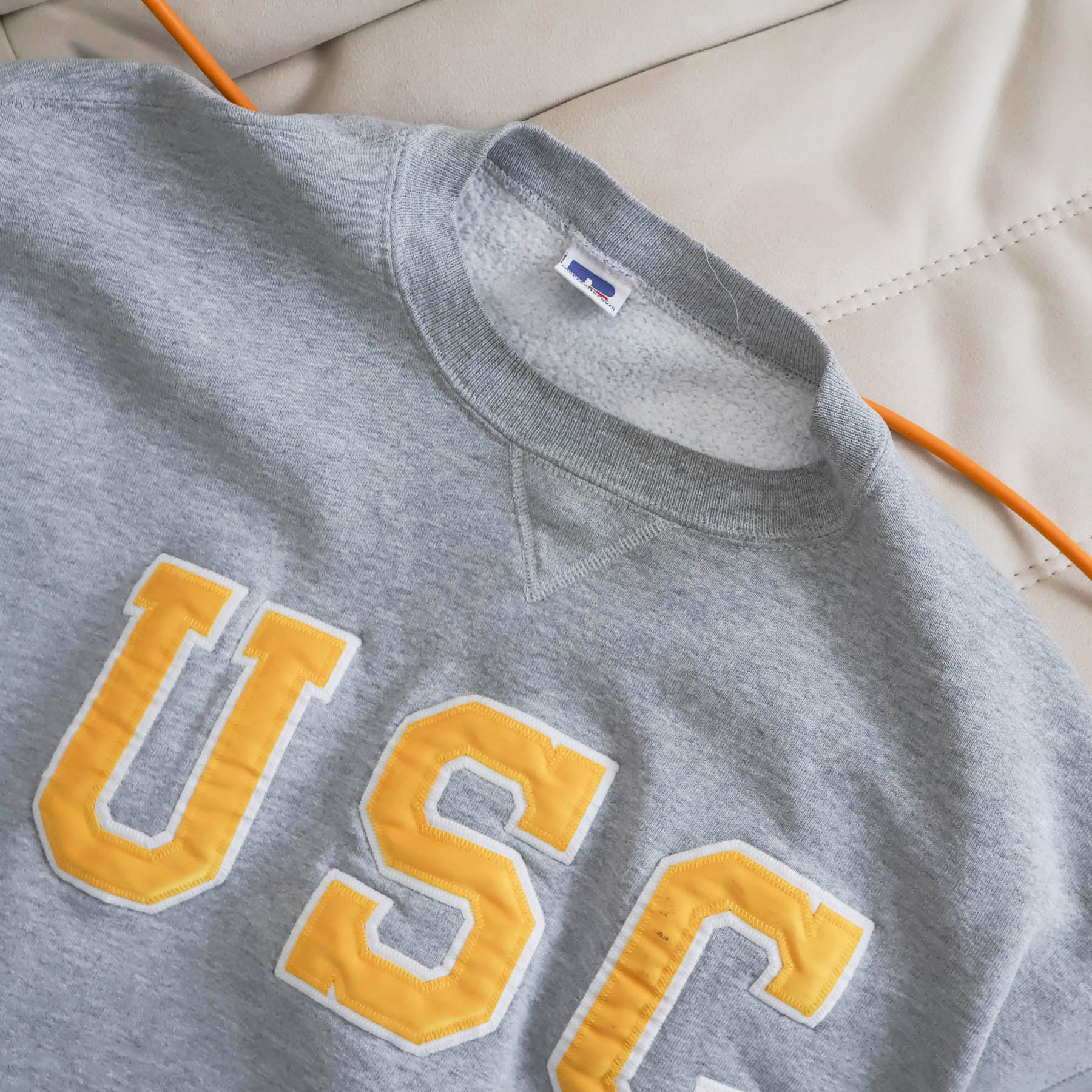 Vintage True Vintage USC Russell Crewneck Sweatshirt USA made Size US XL / EU 56 / 4 - 4 Thumbnail