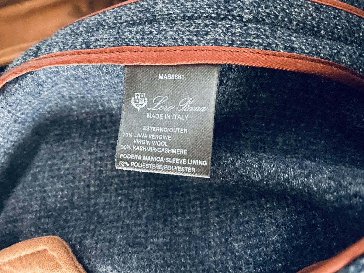 Loro Piana Loro Piana 🇮🇹 Sweater Knit Wool Cashmere Goatskin Trim 56 NEW Size US XL / EU 56 / 4 - 4 Thumbnail
