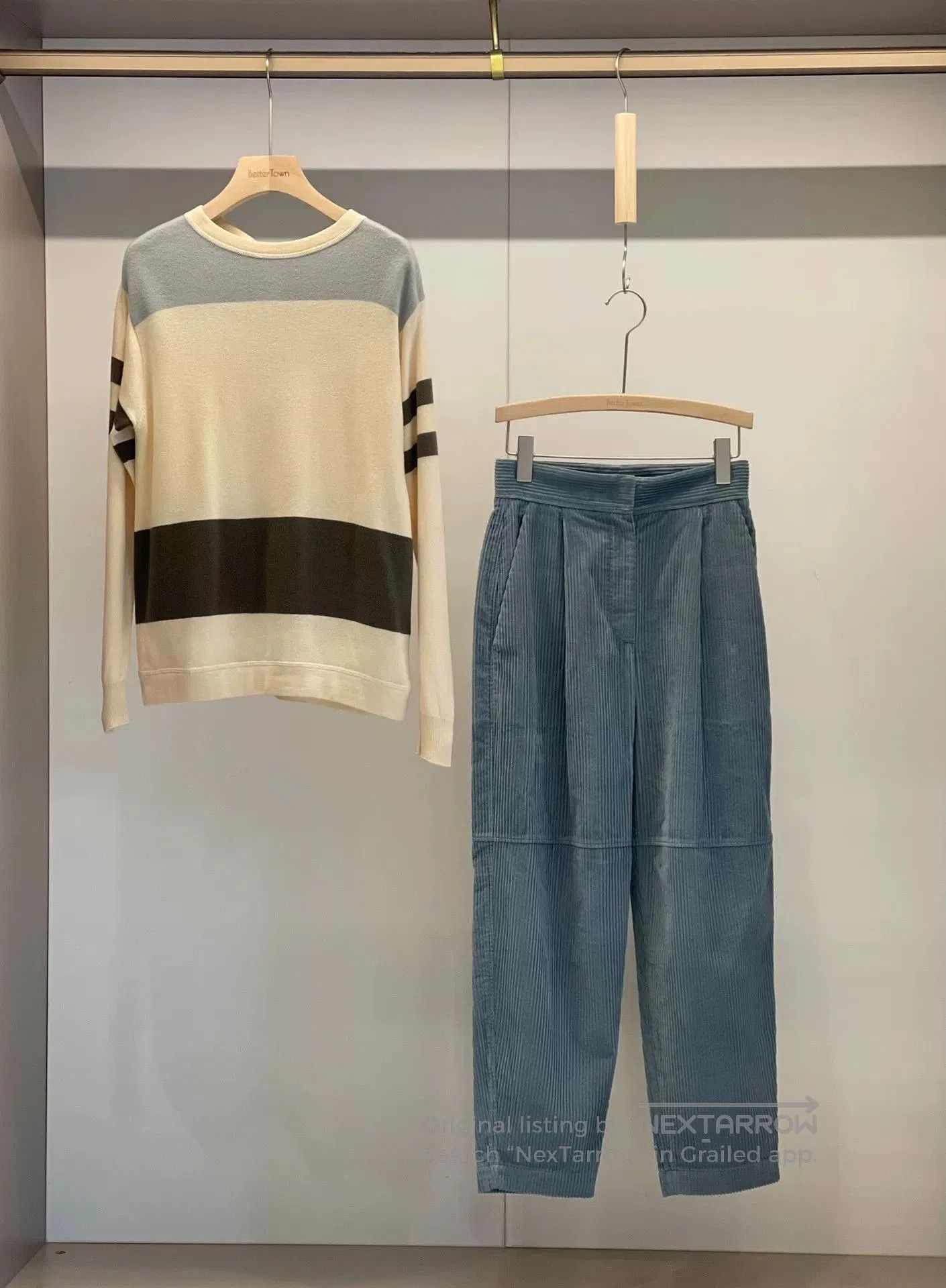 Brunello Cucinelli Brunello Cucinelli Beige Colorblock Sweater XS. Size US XS / EU 42 / 0 - 9 Thumbnail