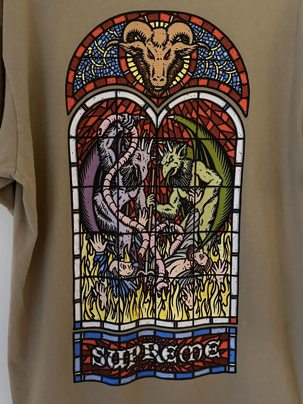 Supreme Supreme Worship Tee Size US L / EU 52-54 / 3 - 2 Thumbnail