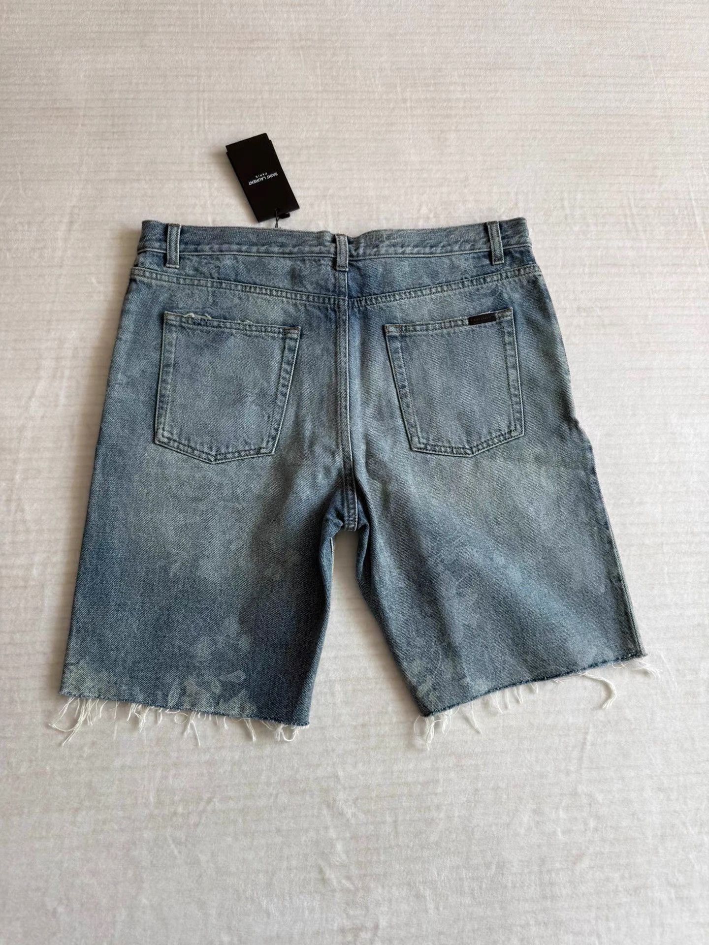 Saint Laurent Paris Saint Laurent Men's Denim Shorts K33 Size US 31 - 4 Thumbnail