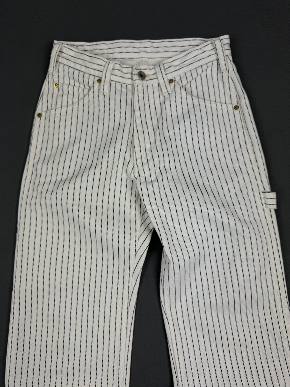 Other Iron Heart Carpenter Striped White Pants Size 29 Size US 29 - 4 Thumbnail