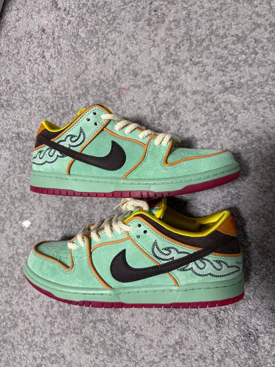 Nike Nike SB Dunk Low Rodeo Tourmaline (2025) HF3058-300 Size US 13 / EU 46 - 2 Thumbnail