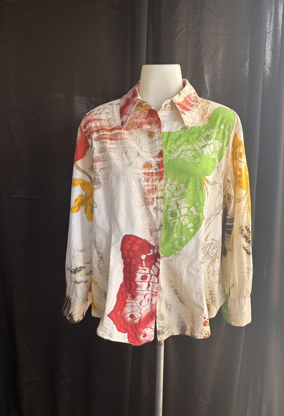 Roberto Cavalli Robert Cavalli colorful shirt Size L / US 10 / IT 46 - 2 Thumbnail