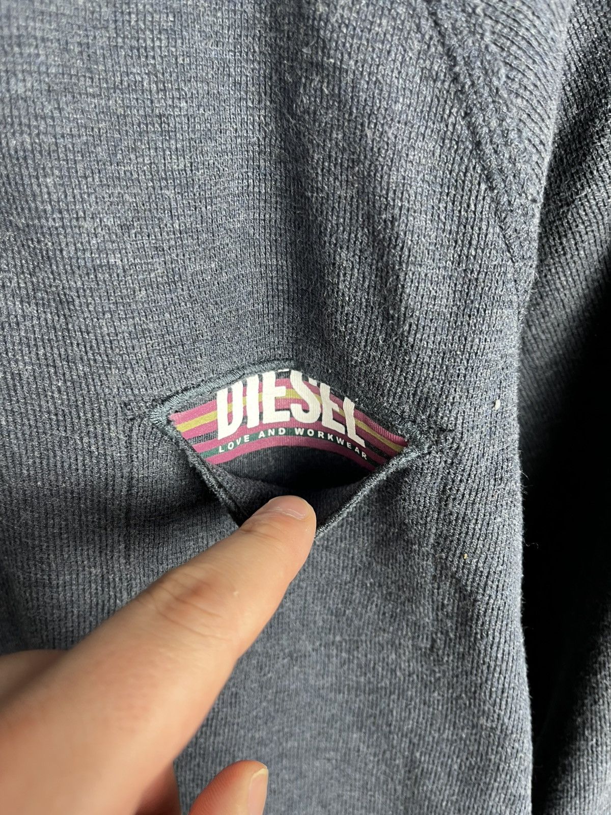 Diesel Diesel long sleeve vintage avant garde style Size US L / EU 52-54 / 3 - 9 Thumbnail