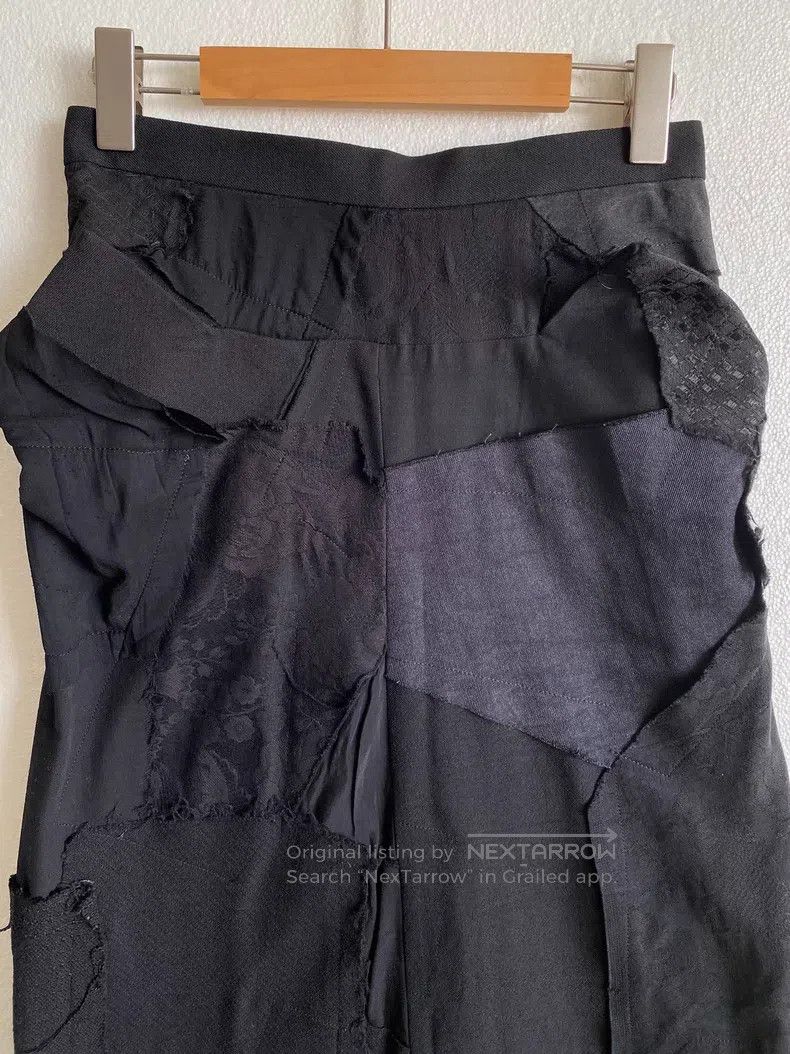 Junya Watanabe Junya Watanabe size M Mixed Material Patchwork Torn Destro Size 23" - 4 Thumbnail