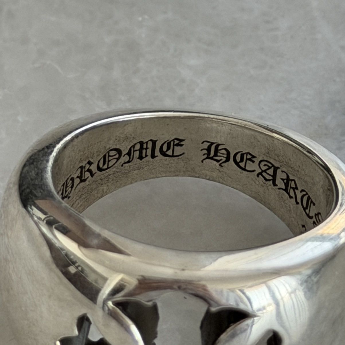 Chrome Hearts Negative Space Plus Cross Ring US9 Size ONE SIZE - 11 Thumbnail
