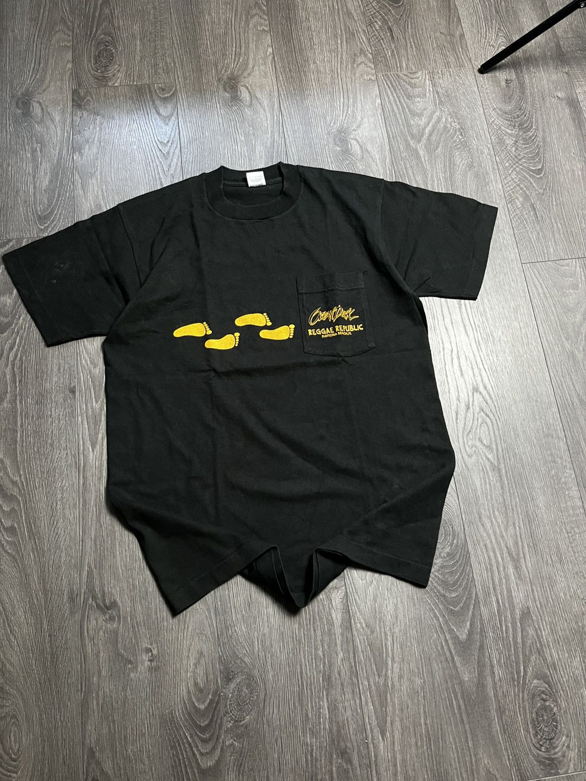 Fruit Of The Loom 1996 Daytona Bike Week Ocean Deck Pocket Tee Single Stitch L Size US L / EU 52-54 / 3 - 7 Thumbnail