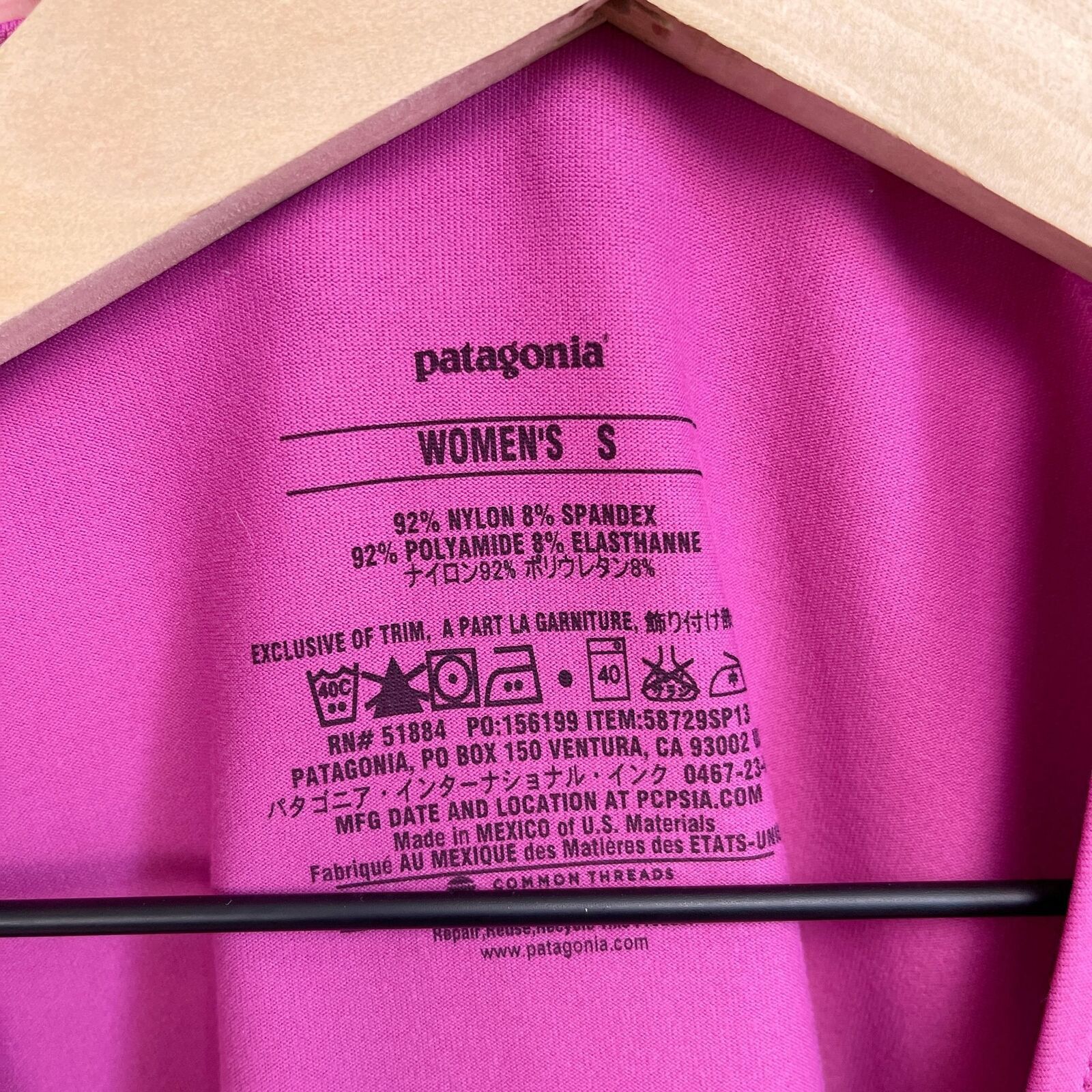 Patagonia Patagonia Bandha Twist Front Dress Pink Slim Fit Stretch S Size S / US 4 / IT 40 - 5 Thumbnail