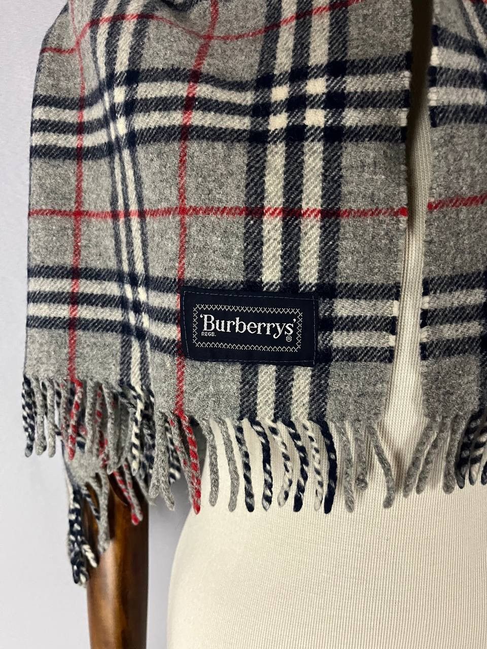Burberry Burberry Nova Check Scarf Wool Size ONE SIZE - 9 Thumbnail