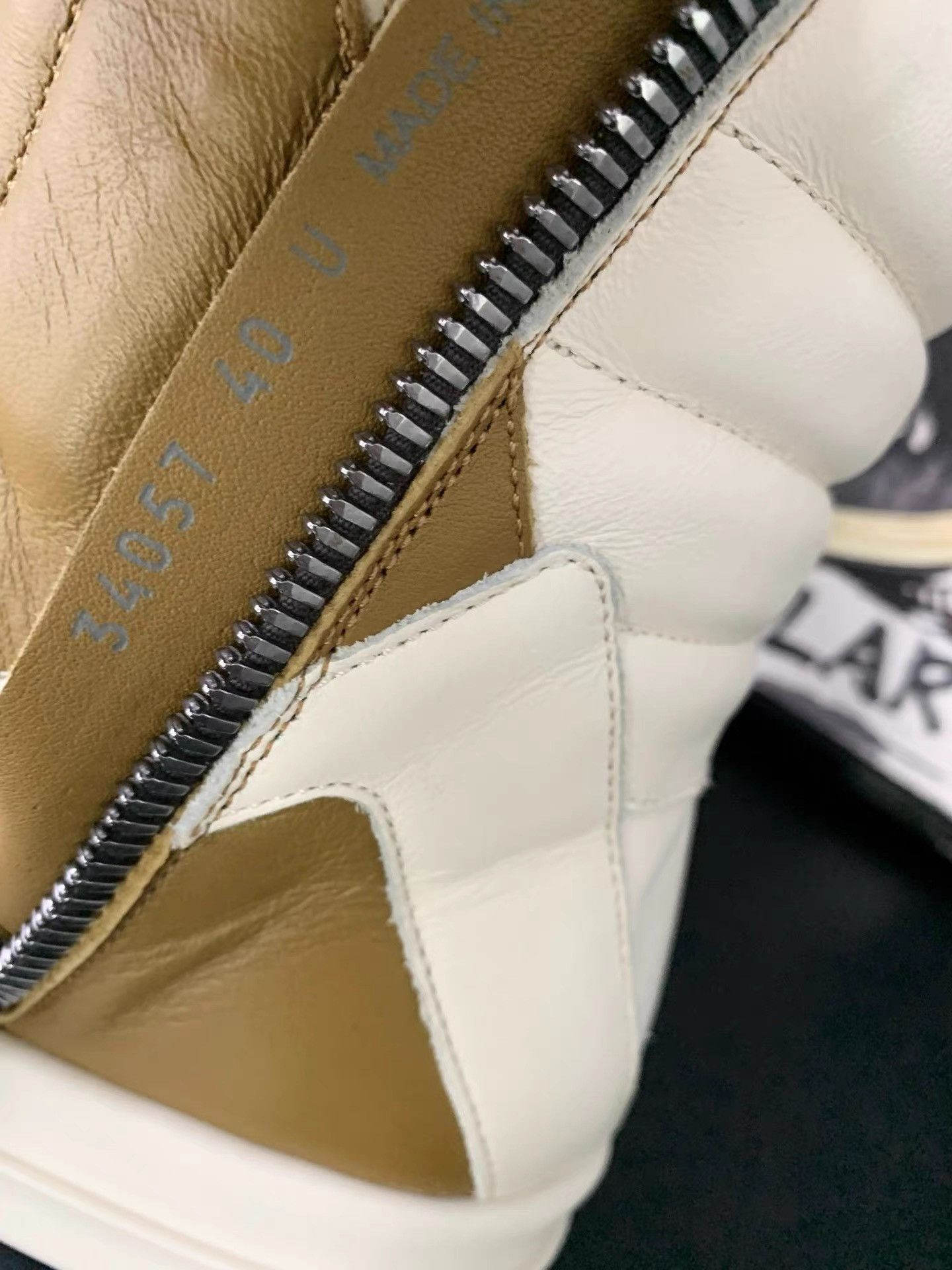 Rick Owens Rick Owens Ginger Inverted Triangle Geobasket K34 Size US 7 / EU 40 - 9 Thumbnail