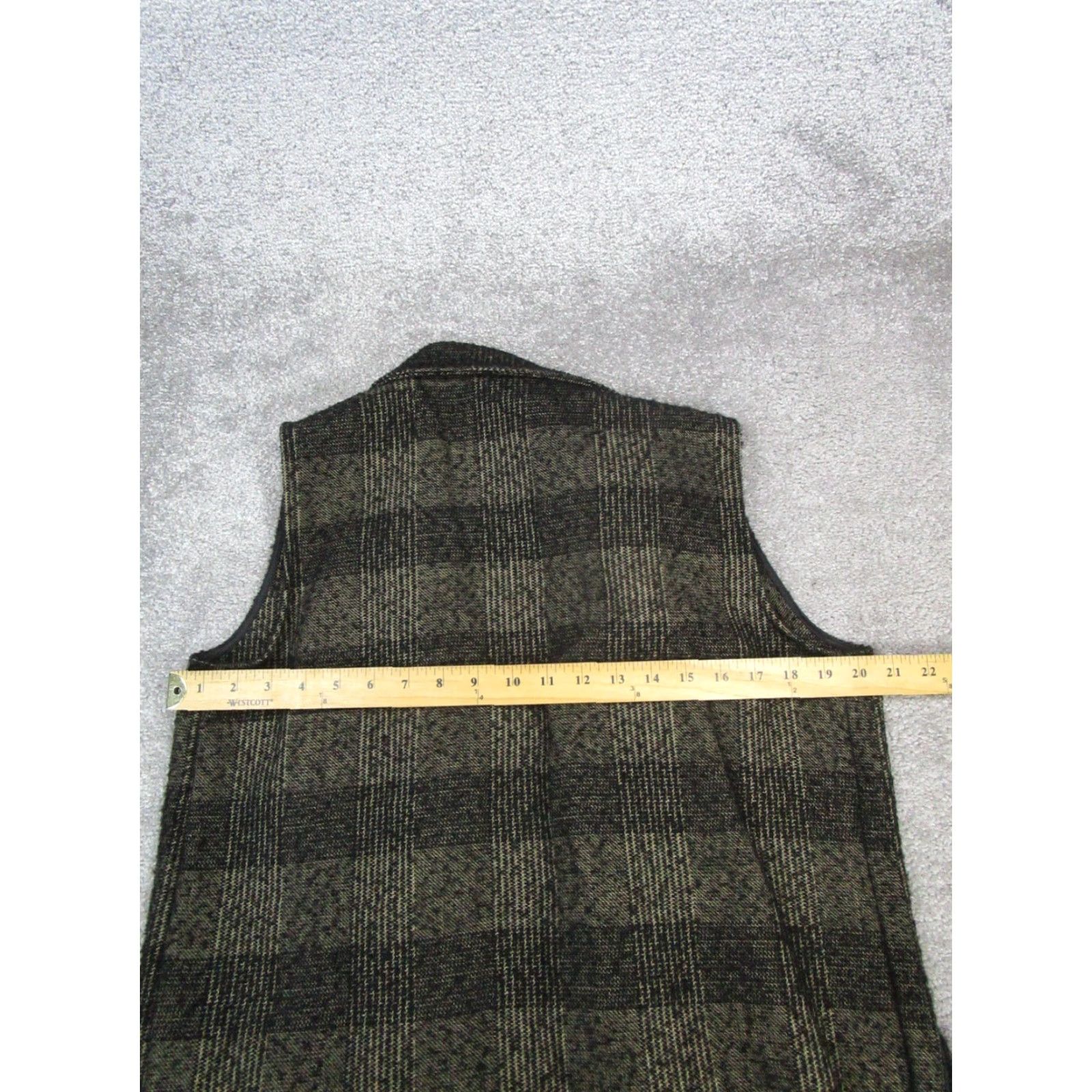 Zara Zara Vest Womens Large Black Open Front Striped Knit Casual Vest Size L / US 10 / IT 46 - 5 Thumbnail