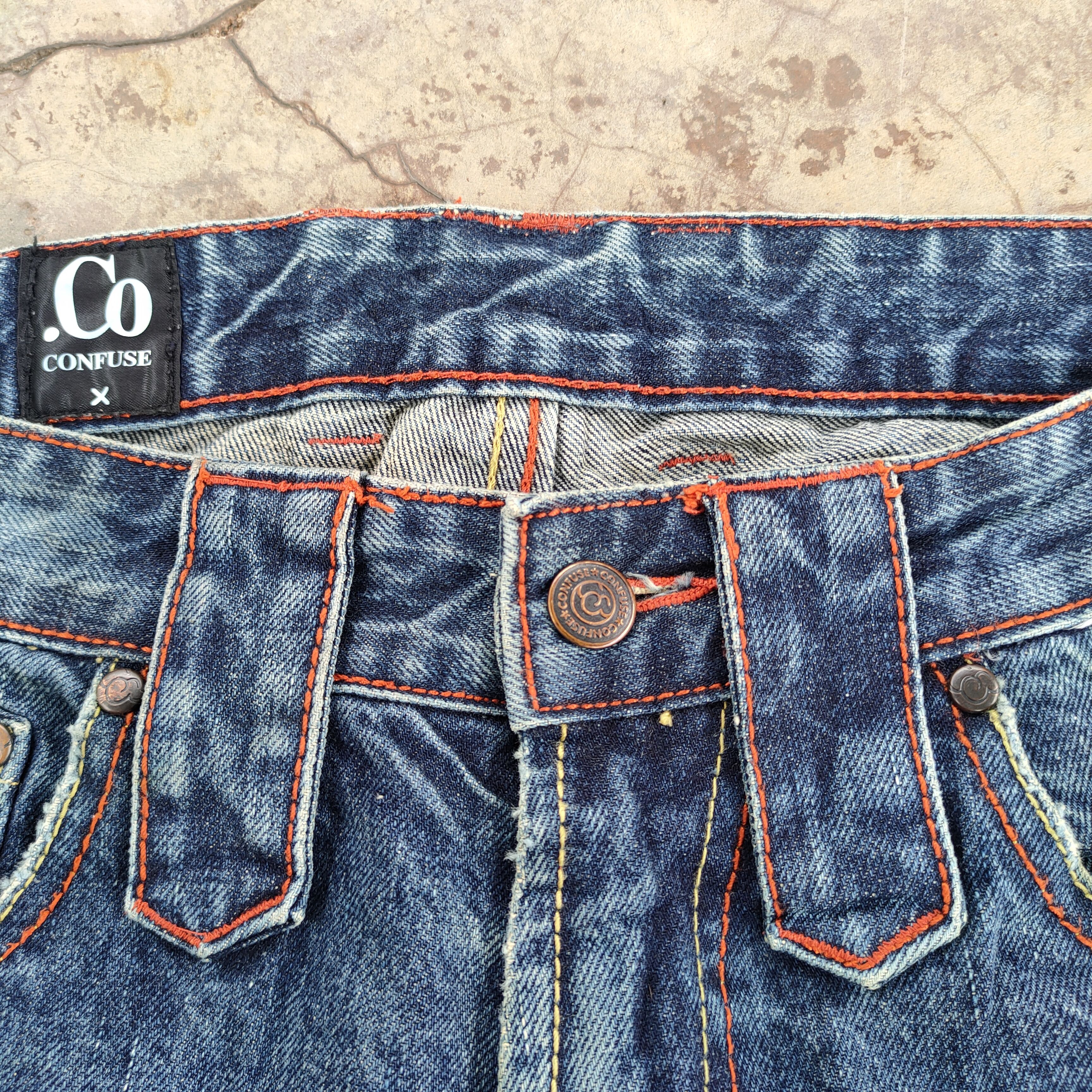 Japanese Brand × Jean × Vintage W32 VINTAGE CO CONFUSE FADED JEANS DENIM PANTS Size US 32 / EU 48 - 8 Thumbnail