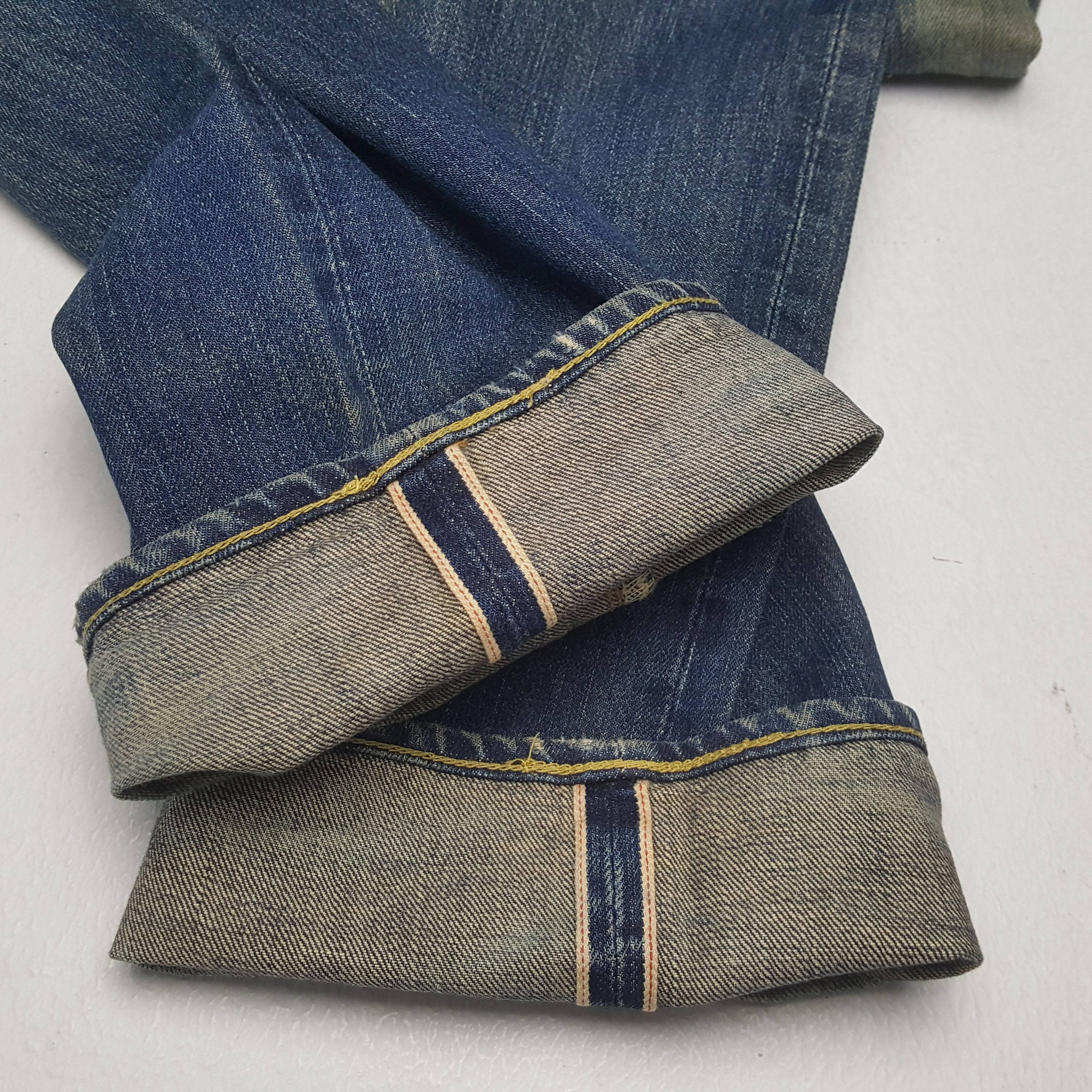 Levi's × Vintage LEVI'S Big E Selvedge Streetwear Style Distressed Jeans Size US 28 / EU 44 - 12 Thumbnail