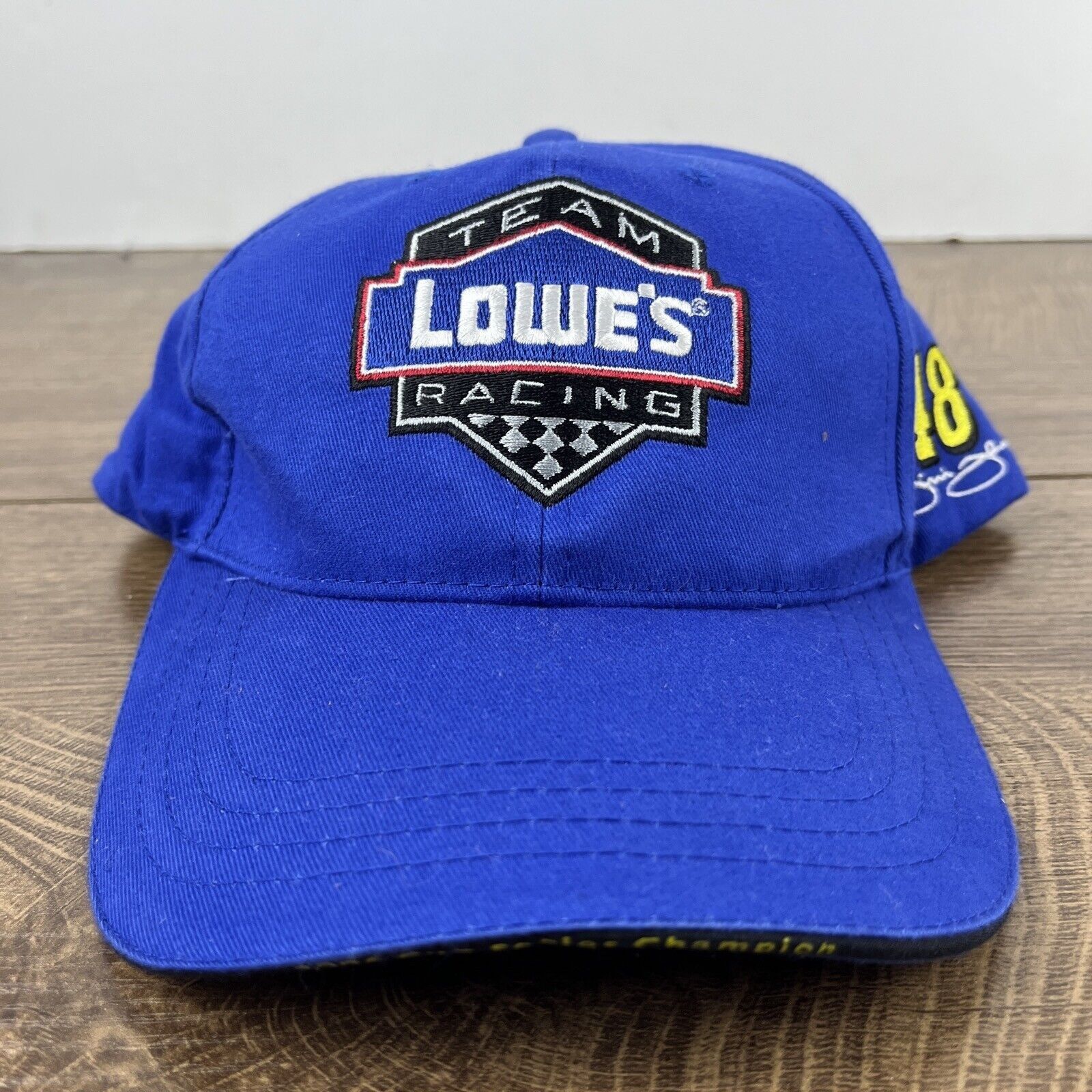 Other Lowe's Racing Hat Jimmie Johnson 48 Blue Adjustable Hat Adul Size ONE SIZE - 5 Thumbnail