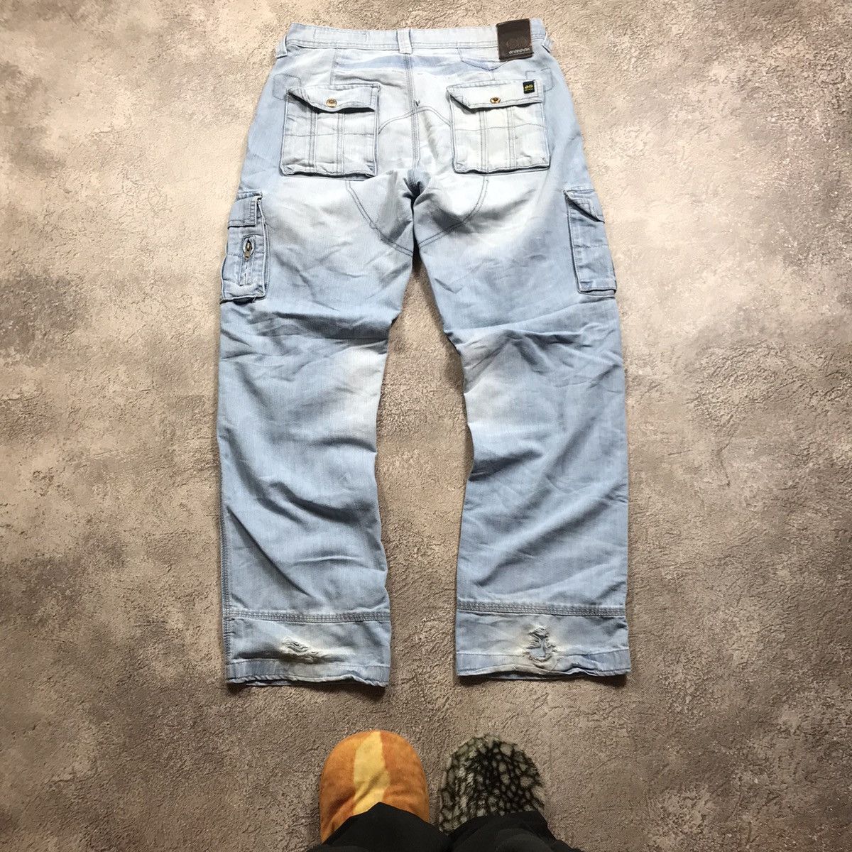 Vintage Vintage Y2K Baggy Distressed Cargo Pants Skate Streetwear 34 Size US 34 / EU 50 - 6 Thumbnail