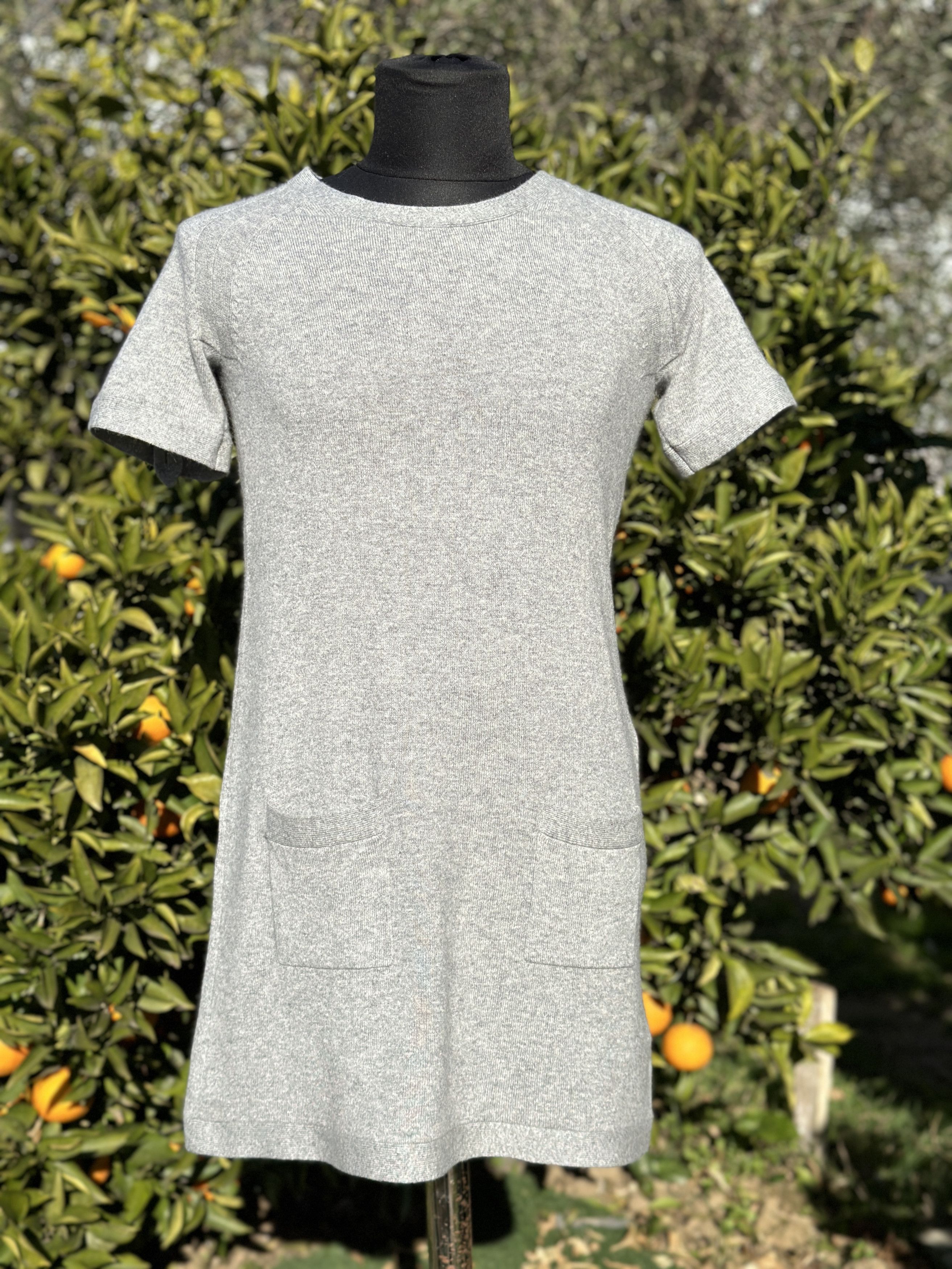 Theory Theory Pure Cashmere Pocket Heather Light Long Dress Size L Size L / US 10 / IT 46 - 7 Thumbnail