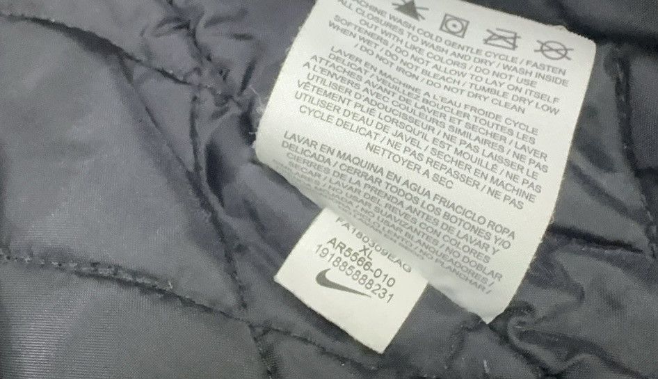 Nike × Supreme Supreme nike double zip Quilted Work jacket black Size US XL / EU 56 / 4 - 4 Thumbnail