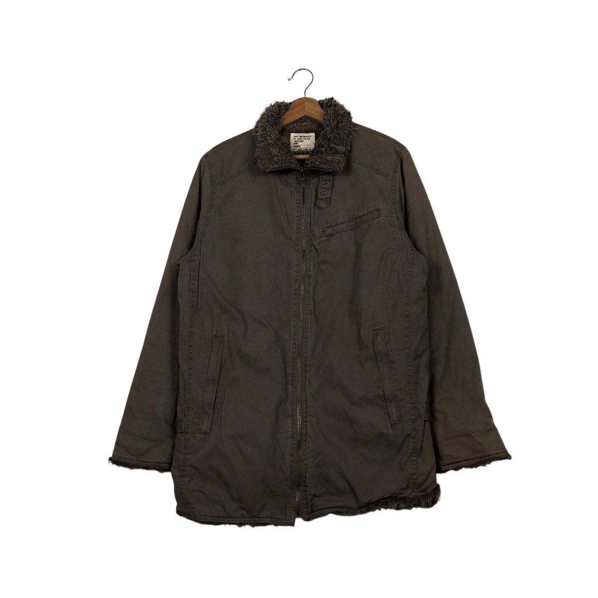 Japanese Brand × Vintage 📌Vintage Military Biker Jacket Burden Blanket Parka Style Size US M / EU 48-50 / 2 - 2 Thumbnail