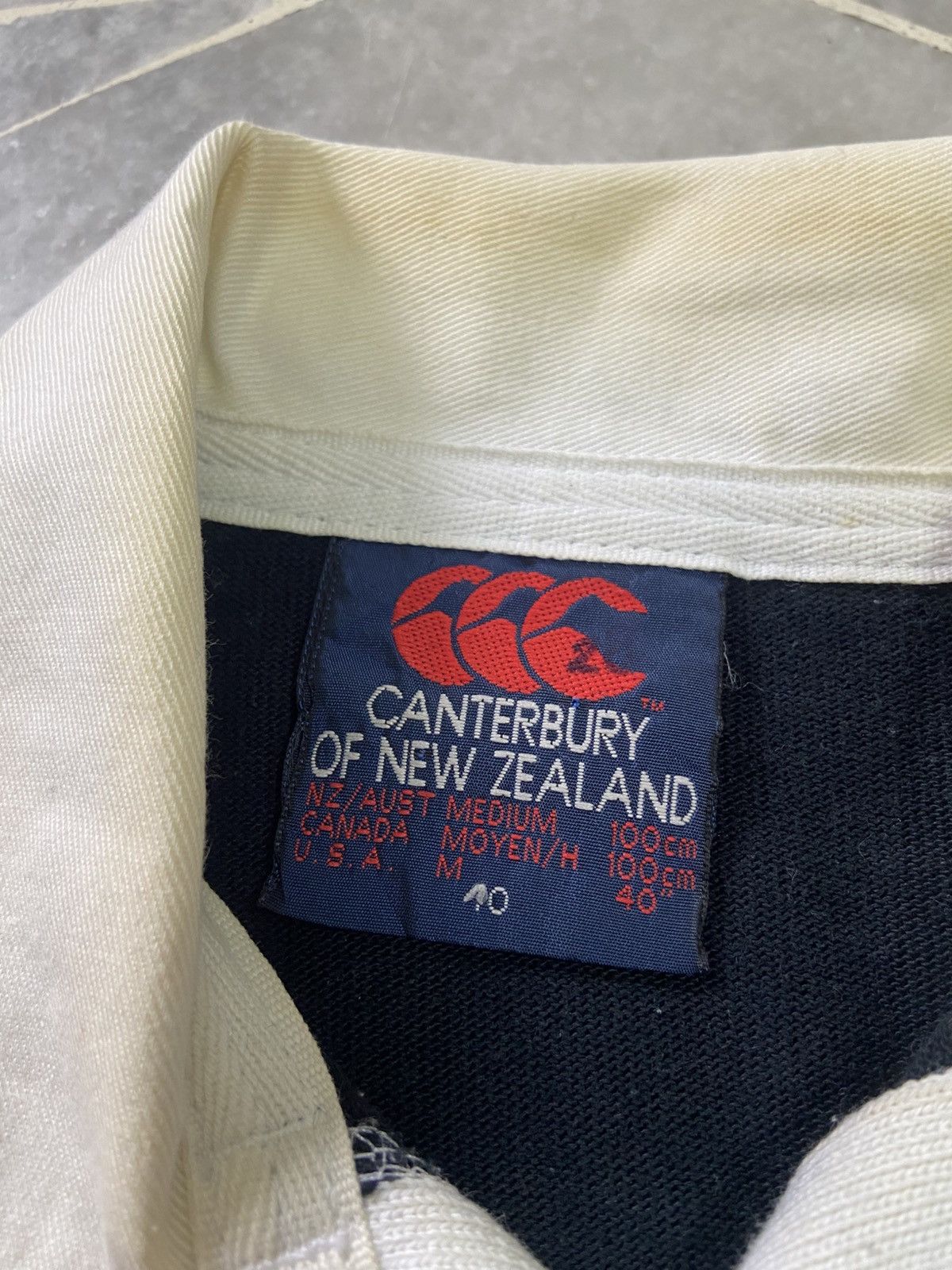 Canterbury of New Zealand 90s Canterbury All Black Long Sleeve Rugby Shirt Size US M / EU 48-50 / 2 - 8 Thumbnail
