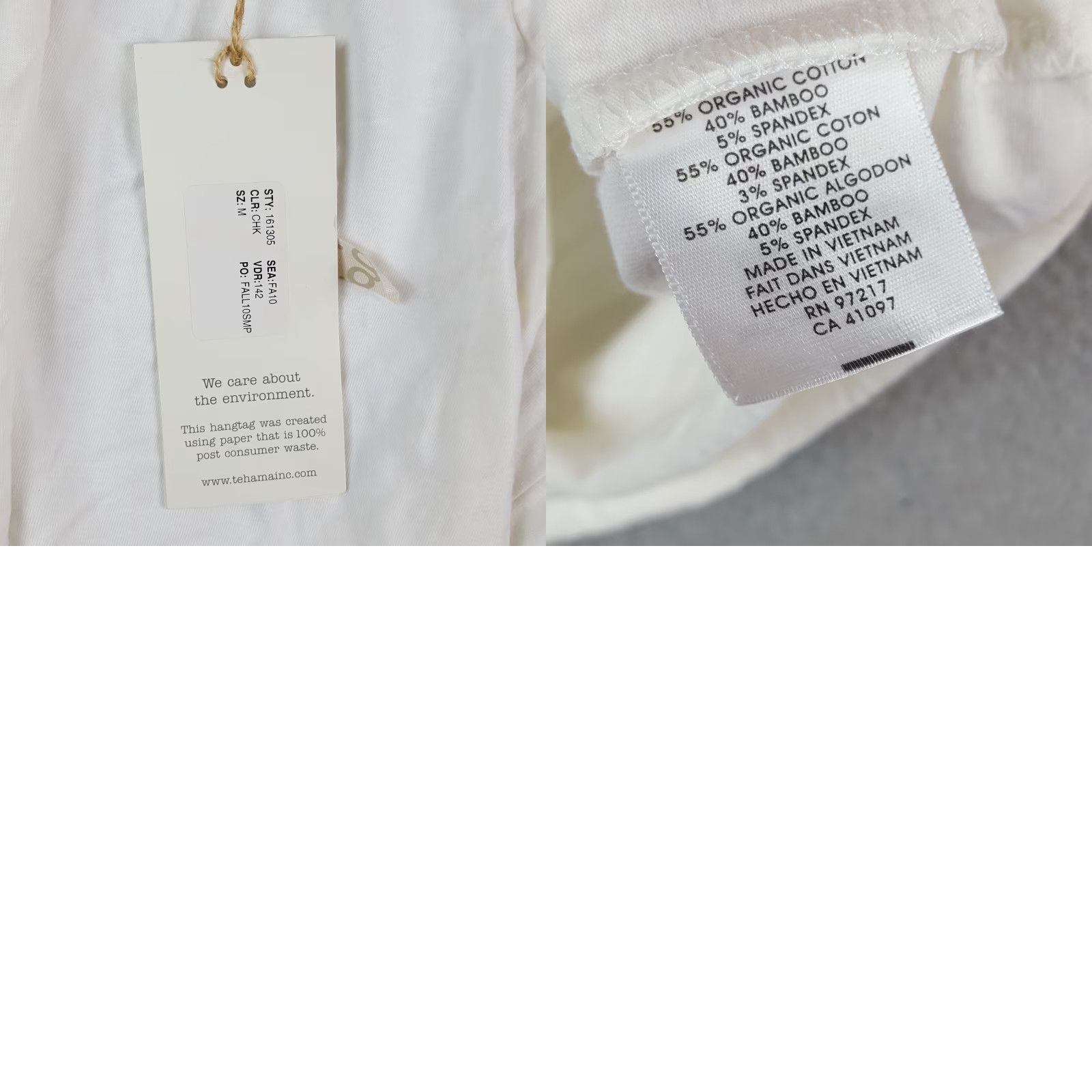 Vintage VINTAGE Tehama Women's Tank Top Sleeveless Polo Shirt 90s Y2K Preppy White Lace Cotton Blend Size M / US 6-8 / IT 42-44 - 8 Thumbnail