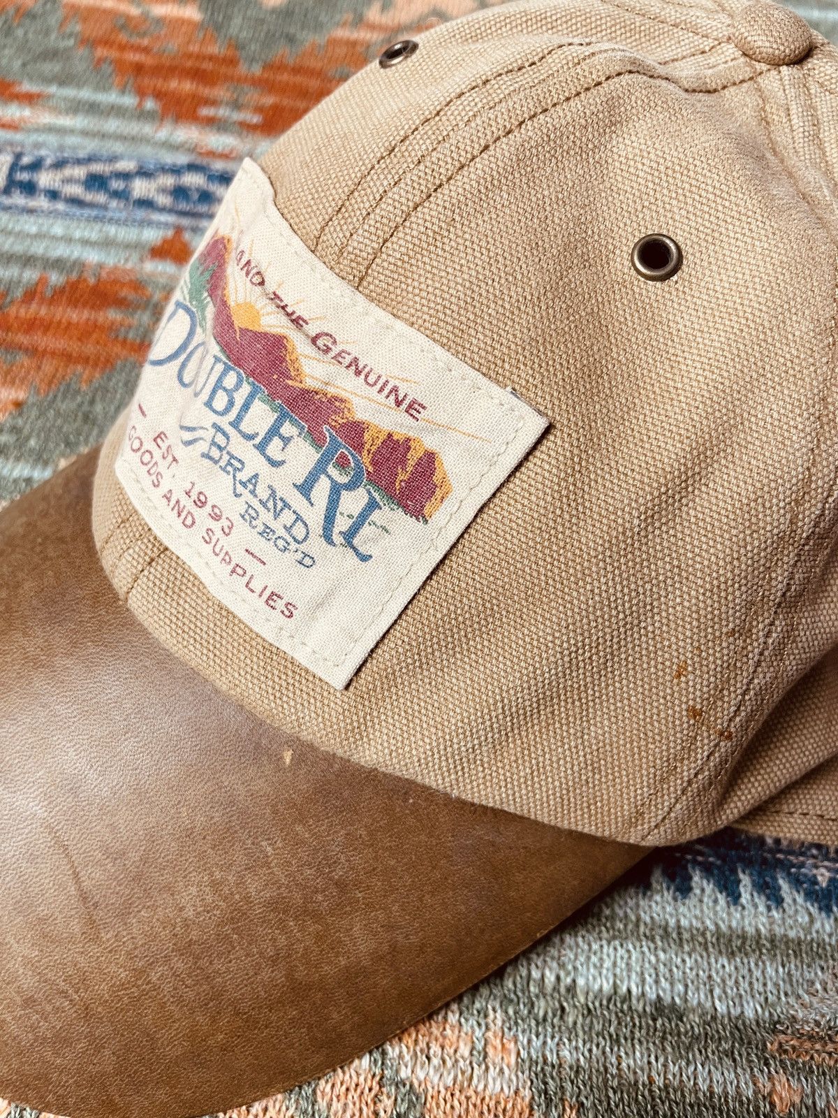 RRL Ralph Lauren RRL Ralph Lauren Rare Leather Baseball Hat cap Size ONE SIZE - 4 Thumbnail