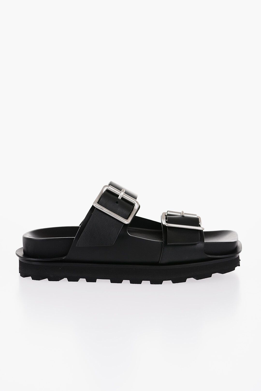 og1mm0625 Leather Sandals in Black