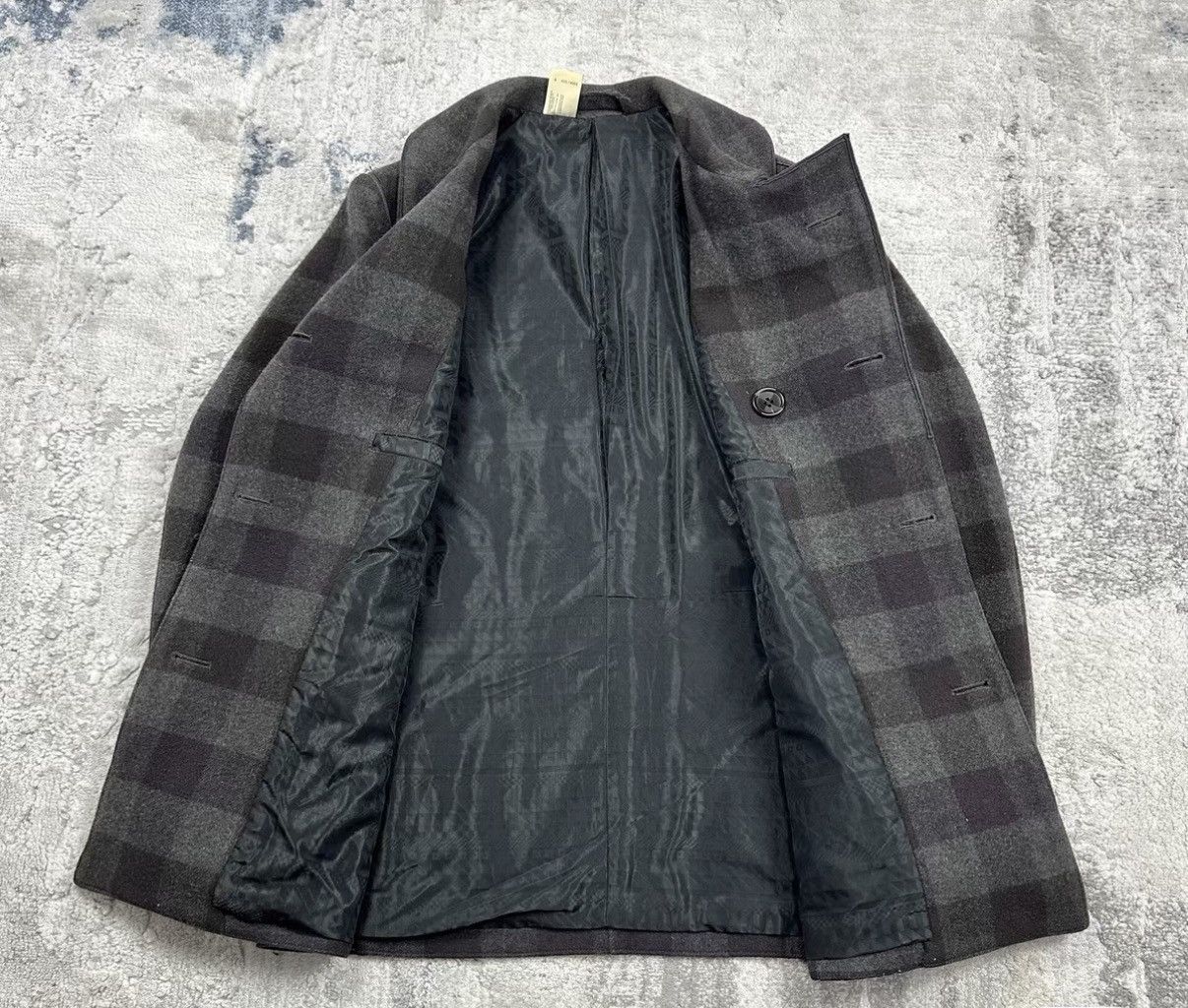 N.Hoolywood N.Hoolywood 12AW Heavyweight Wool Double-Breasted Coat J16 Size US XS / EU 42 / 0 - 5 Thumbnail