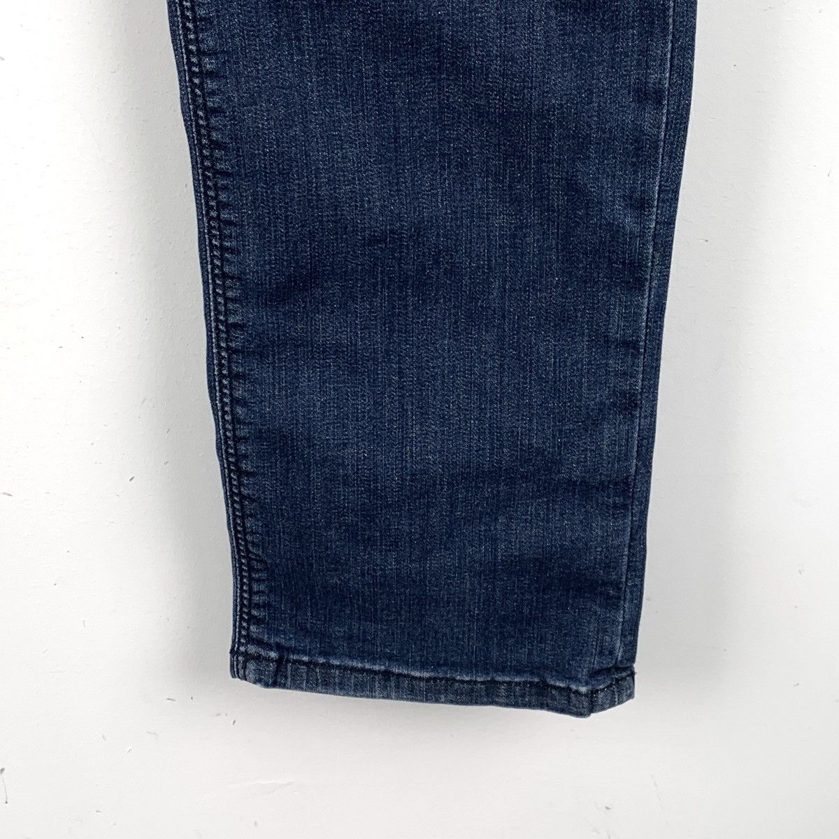 Armani Armani Dark Blue Washed Cotton Denim Pants K26WX Size 29" - 4 Thumbnail