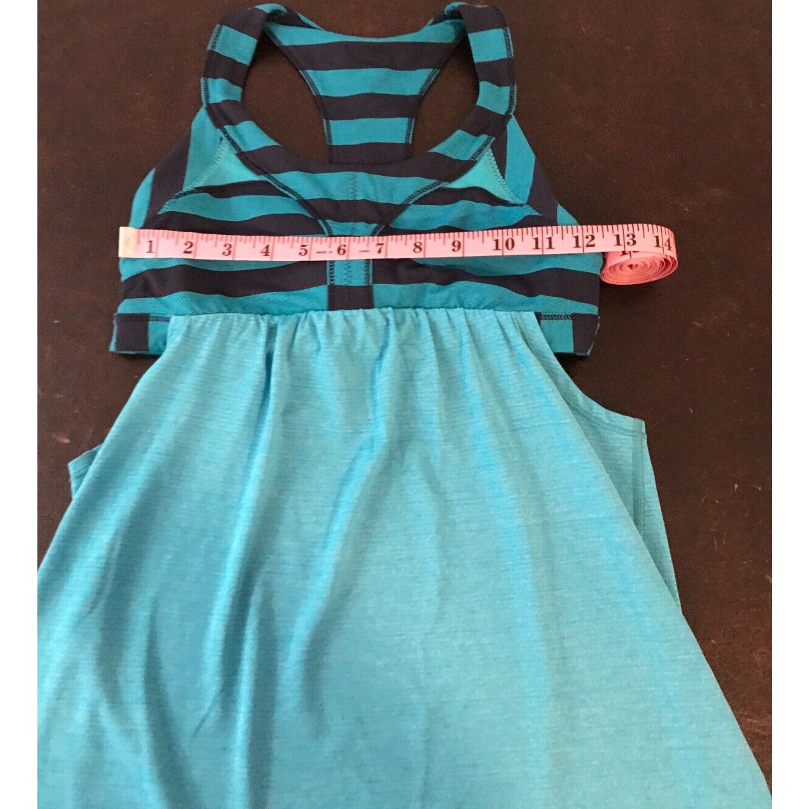 Lululemon Lululemon 2-In-Run Tank Top Surge/Micro Macro Stripe Surge Size M / US 6-8 / IT 42-44 - 7 Thumbnail