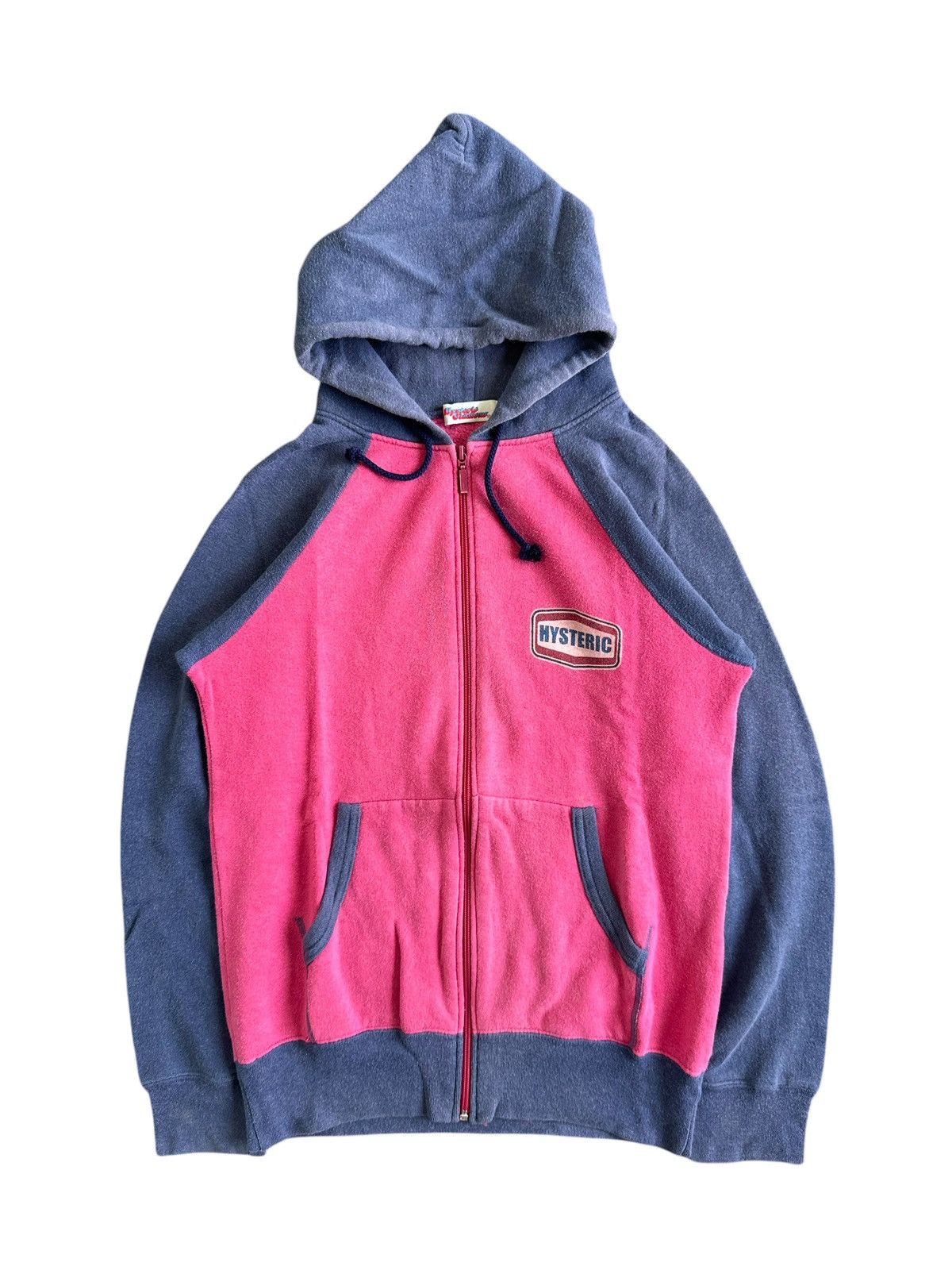 VINTAGE HYSTERIC GLAMOUR COLOUR BLOCK HOODIE